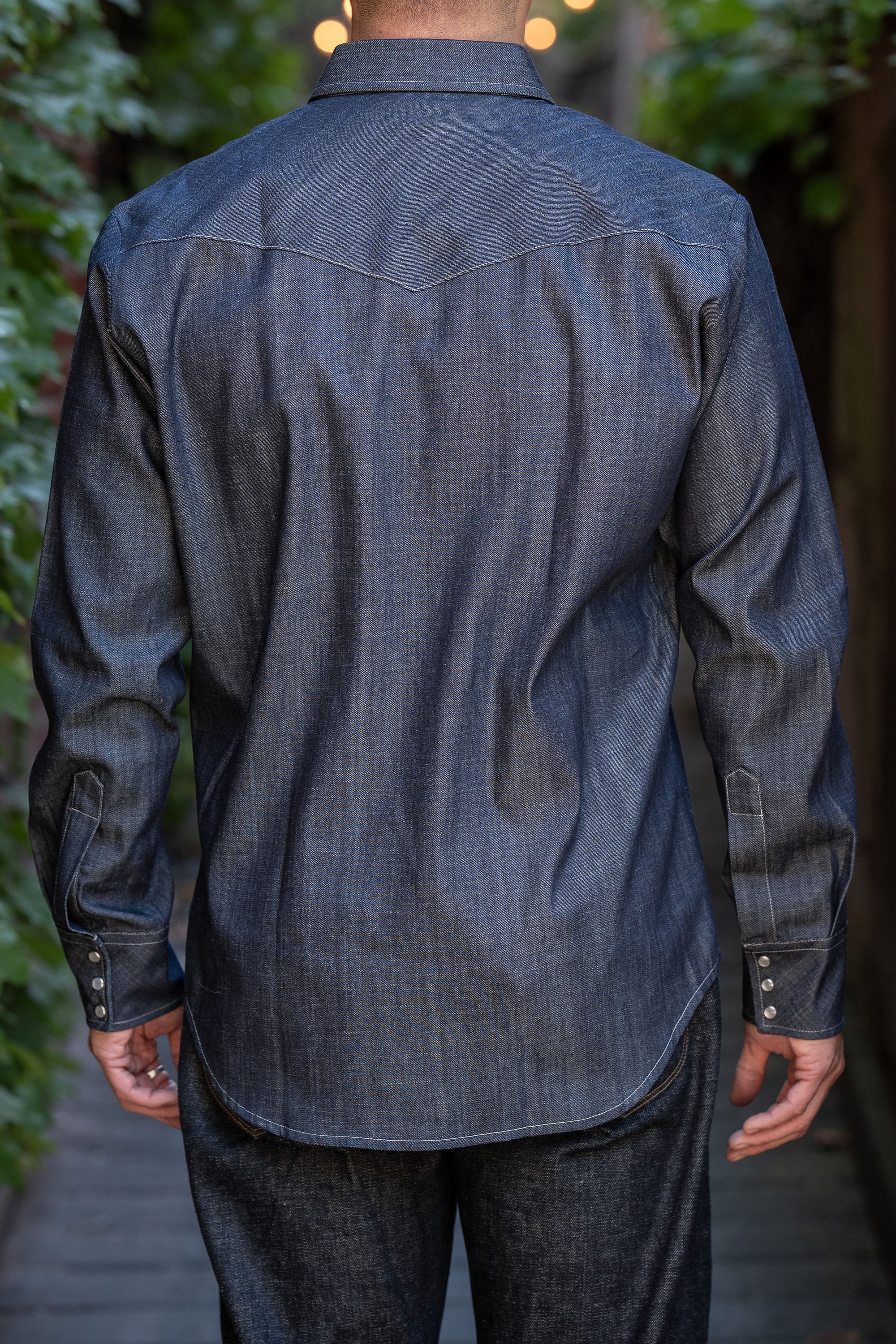 Blue Blanket S02 IT24 Western Shirt - 7.5oz Denim