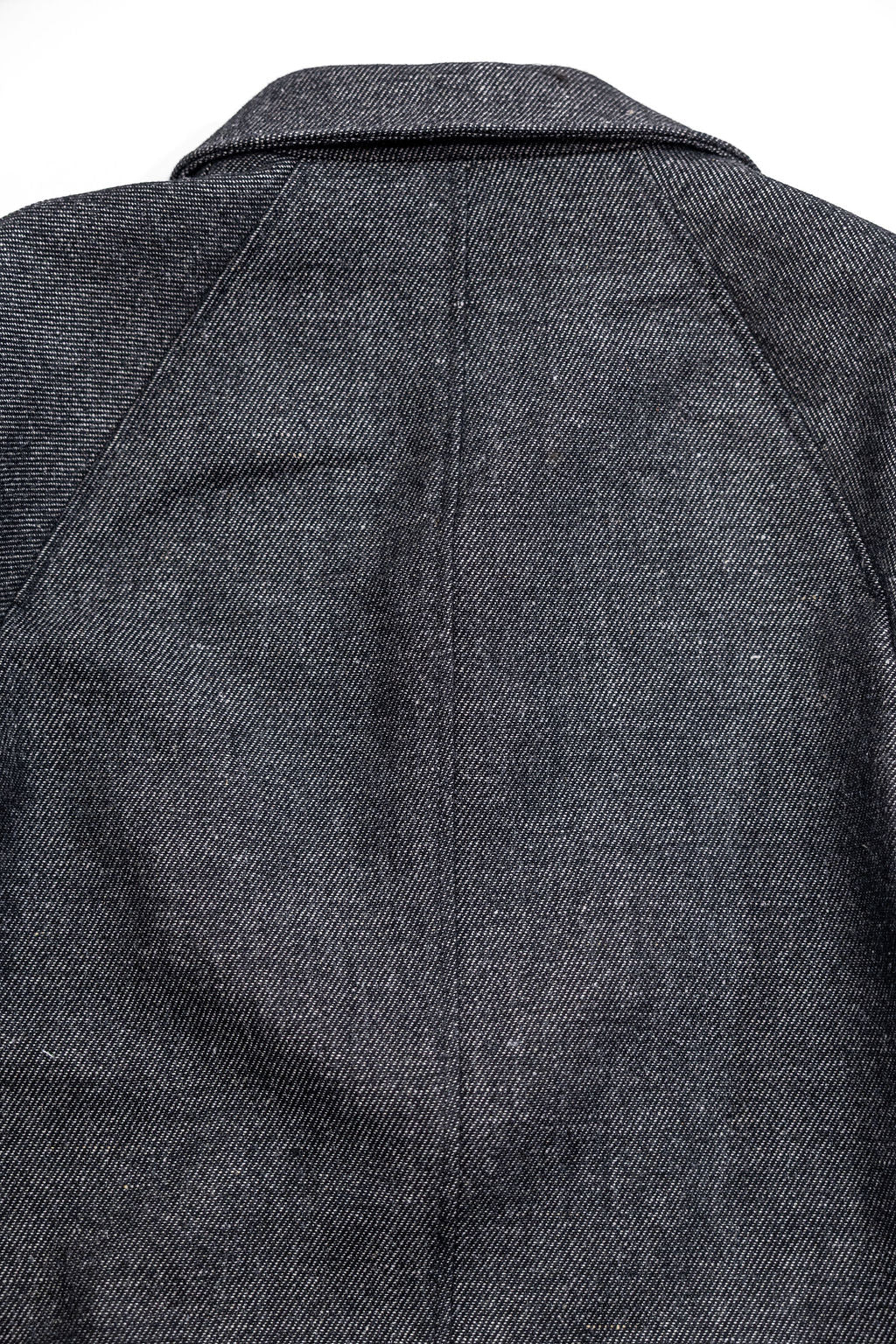 Knickerbocker Hudson Shetland Overcoat - Black Pepper Wool & Linen