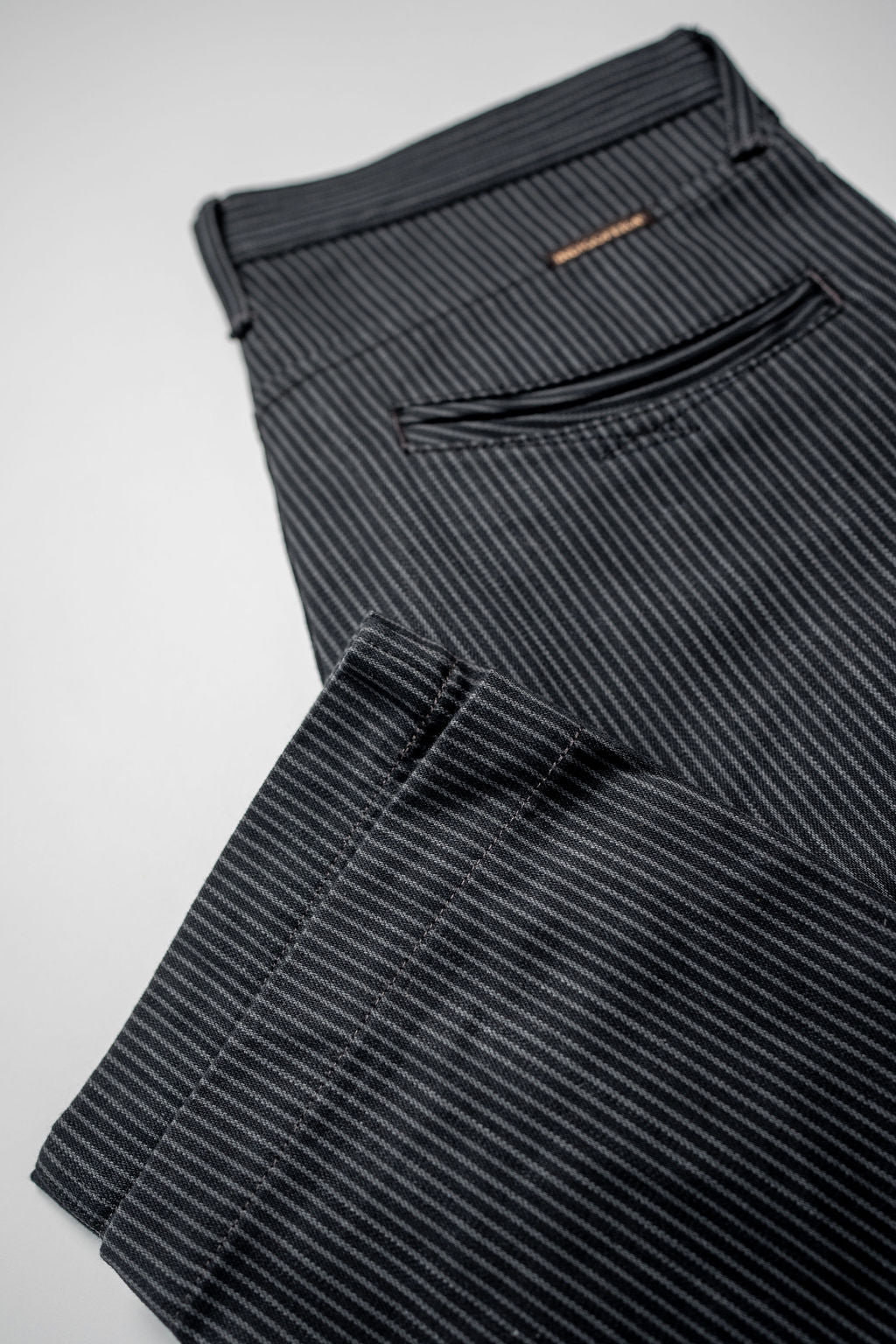 Indigofera Swearengen Pant - Grey/Black Hickory Stripe