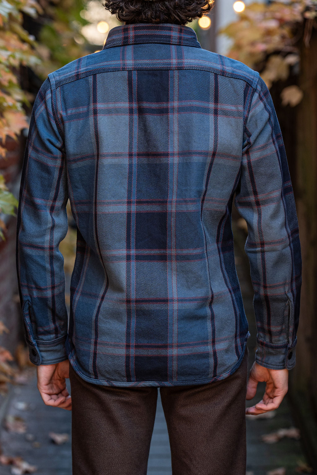 UES 502451 Extra Heavy Flannel Shirt - Blue