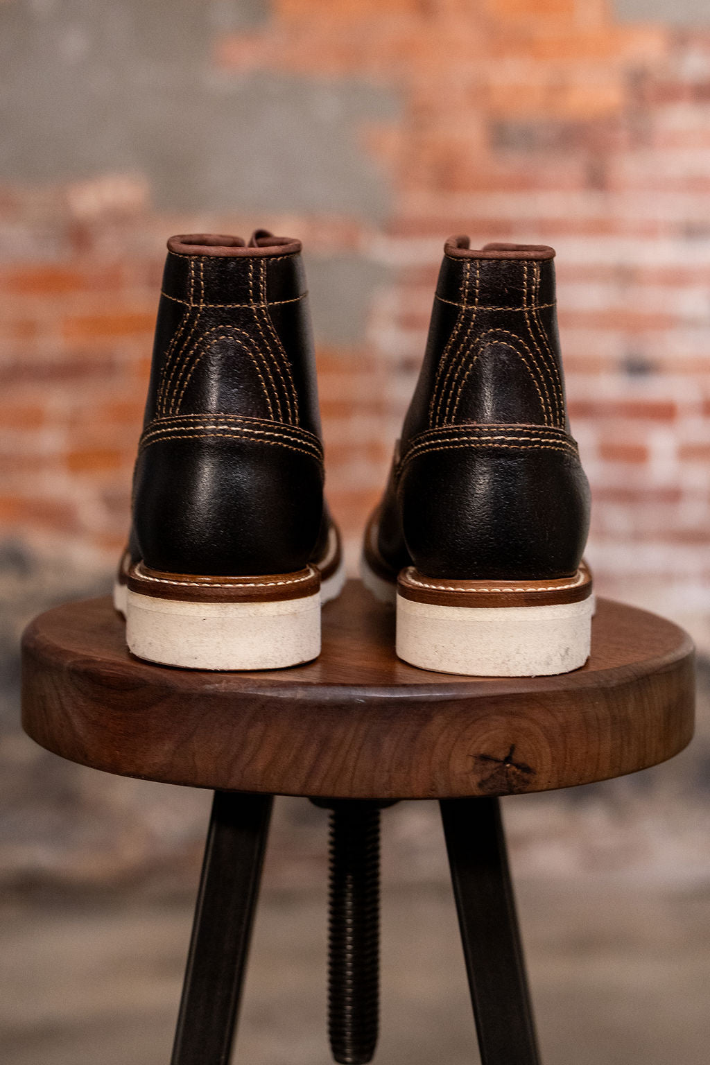 John Lofgren Donkey Puncher Boots - Horween Waxed Flesh Dark Brown