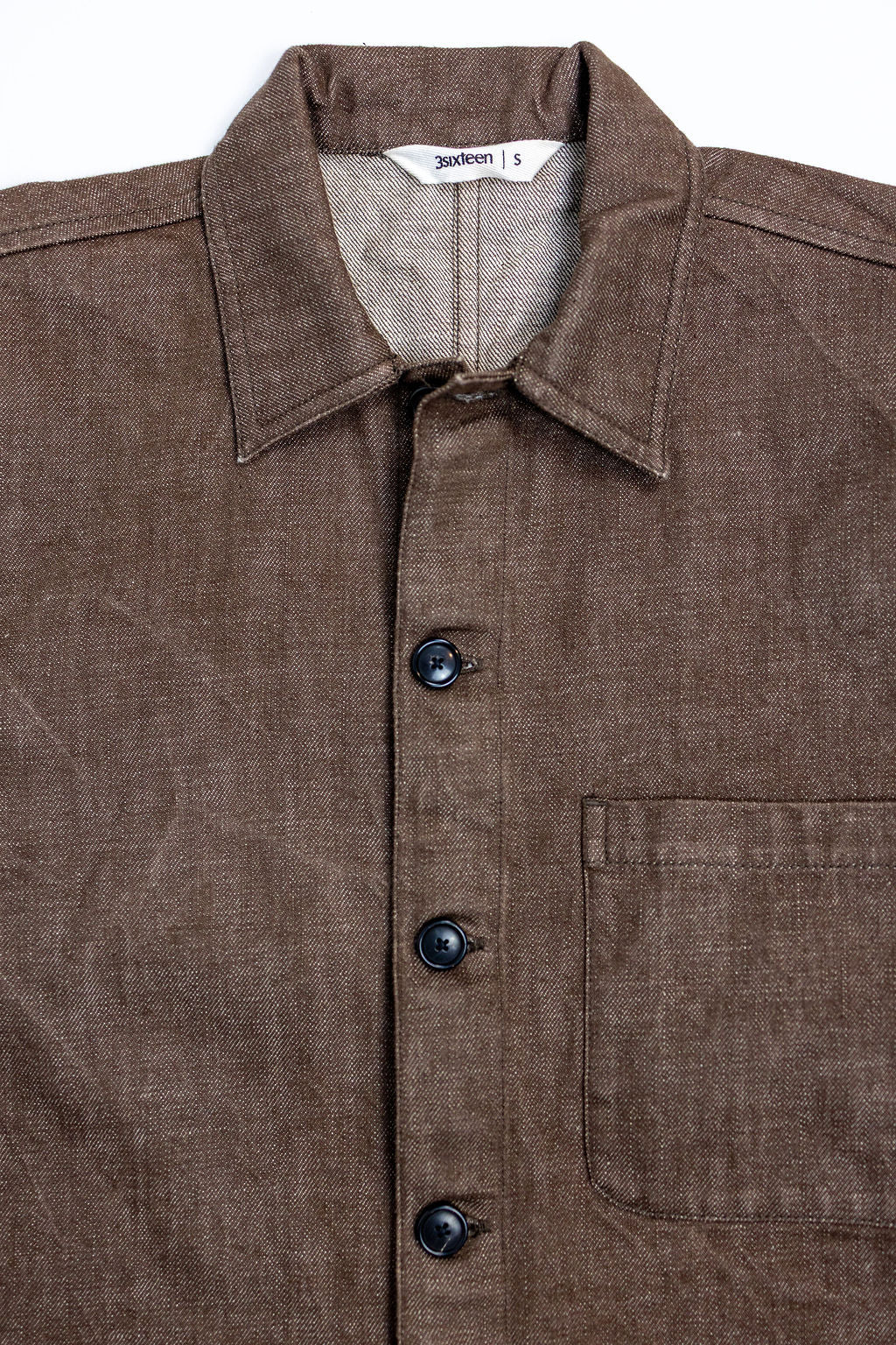 3sixteen Shop Jacket - Brown Denim