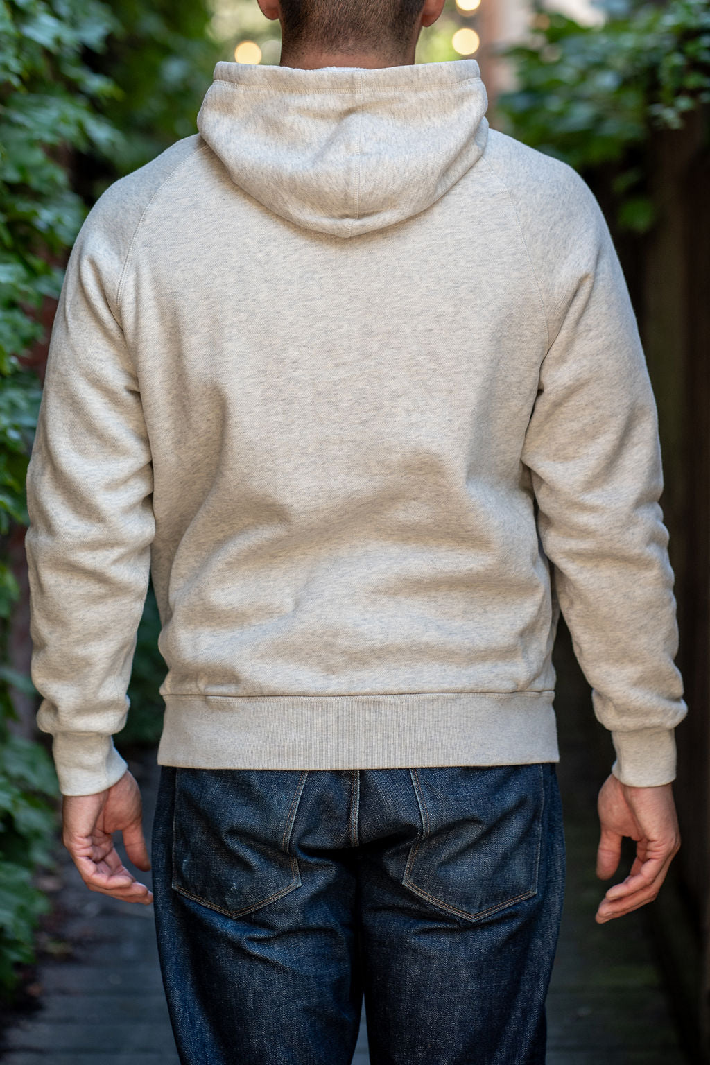 Knickerbocker Double Face Waffle Hoodie - Oat Grey