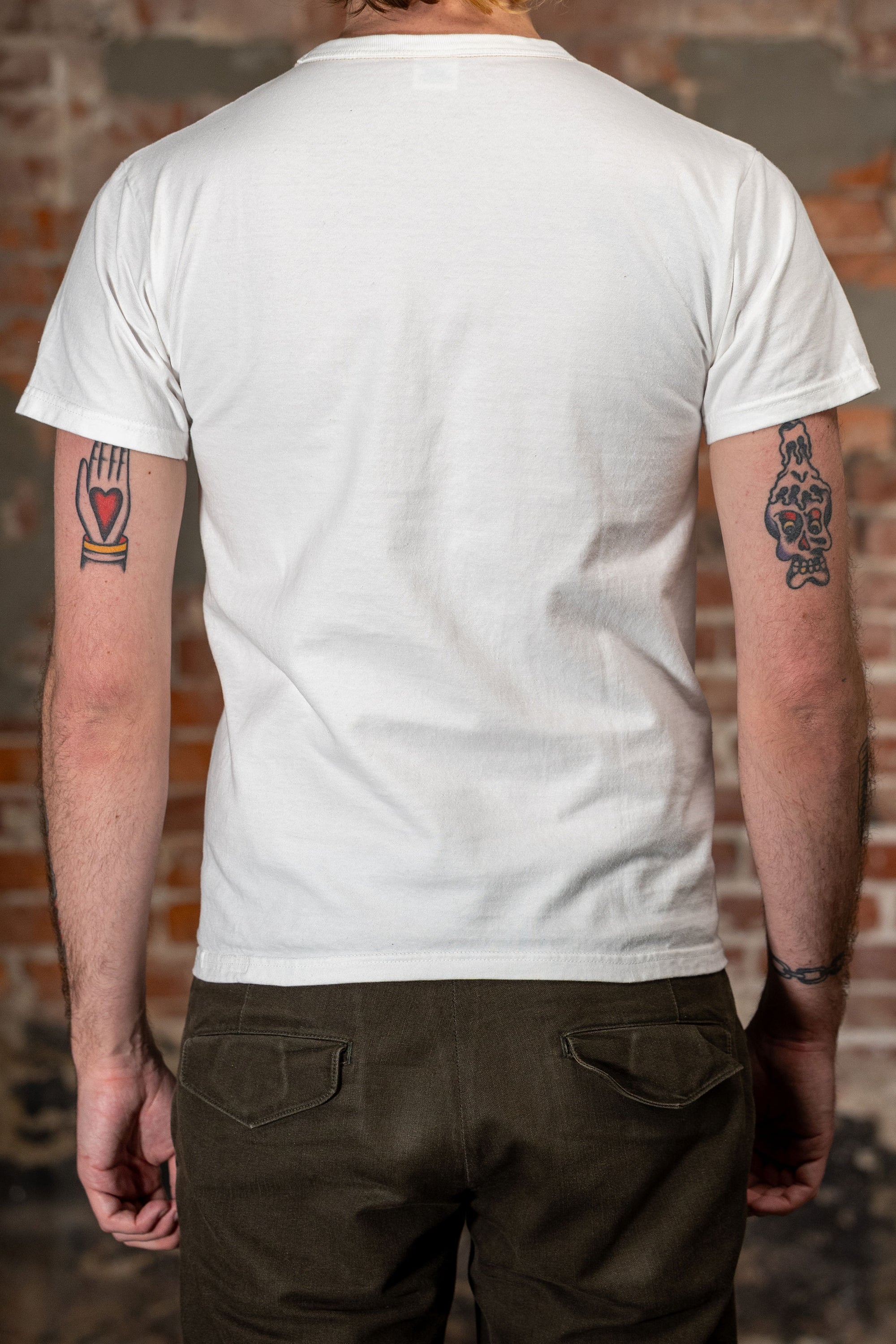 The Flat Head THC Plain T-Shirt - White
