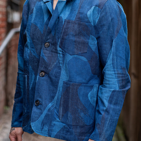 Paintbrush Jacket Indi + Ash Study Jacket - Organic Cotton Canvas Paintbrush Camo ...