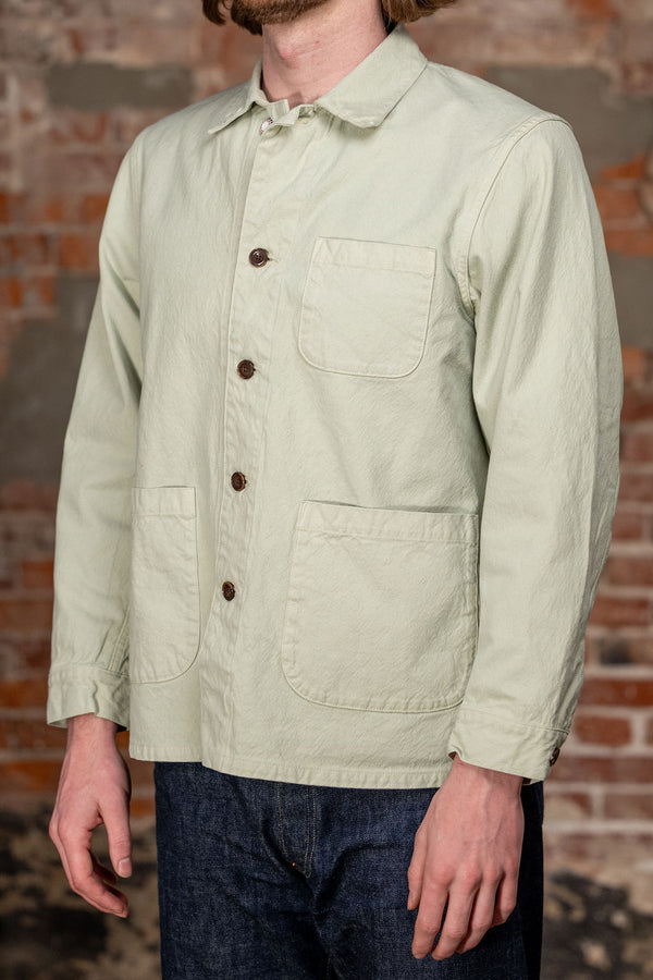 pal's palace✨️リネン ジャケット 十日 Seuvas 10oz Canvas Coverall - Matcha - Franklin & Poe