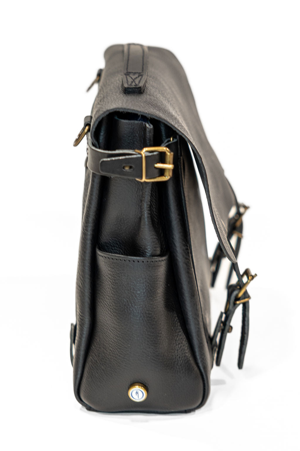 Bleu de Chauffe Postman Bag Eclair M - Black
