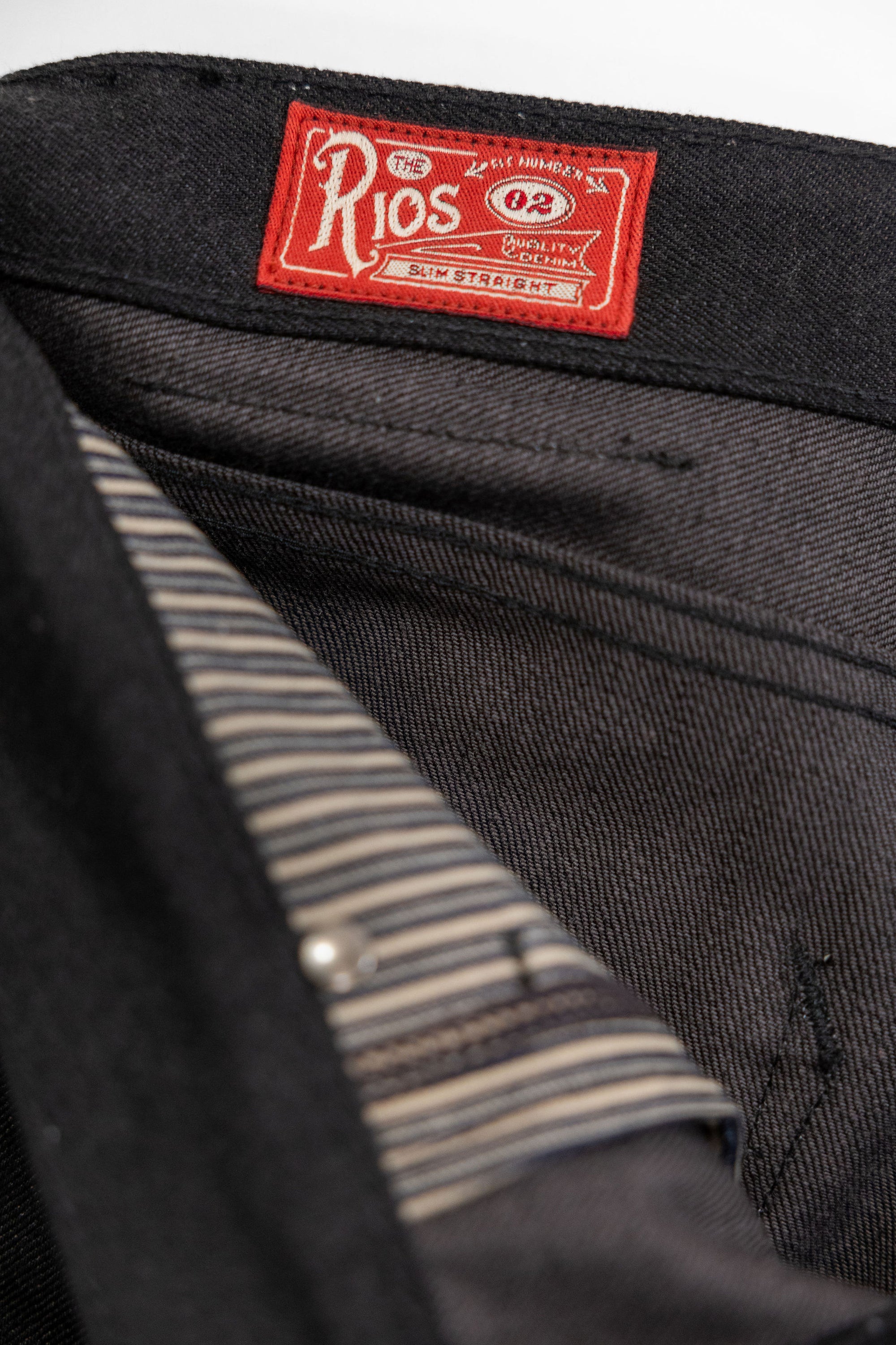 Freenote Cloth Rios - 14.25oz Black Grey