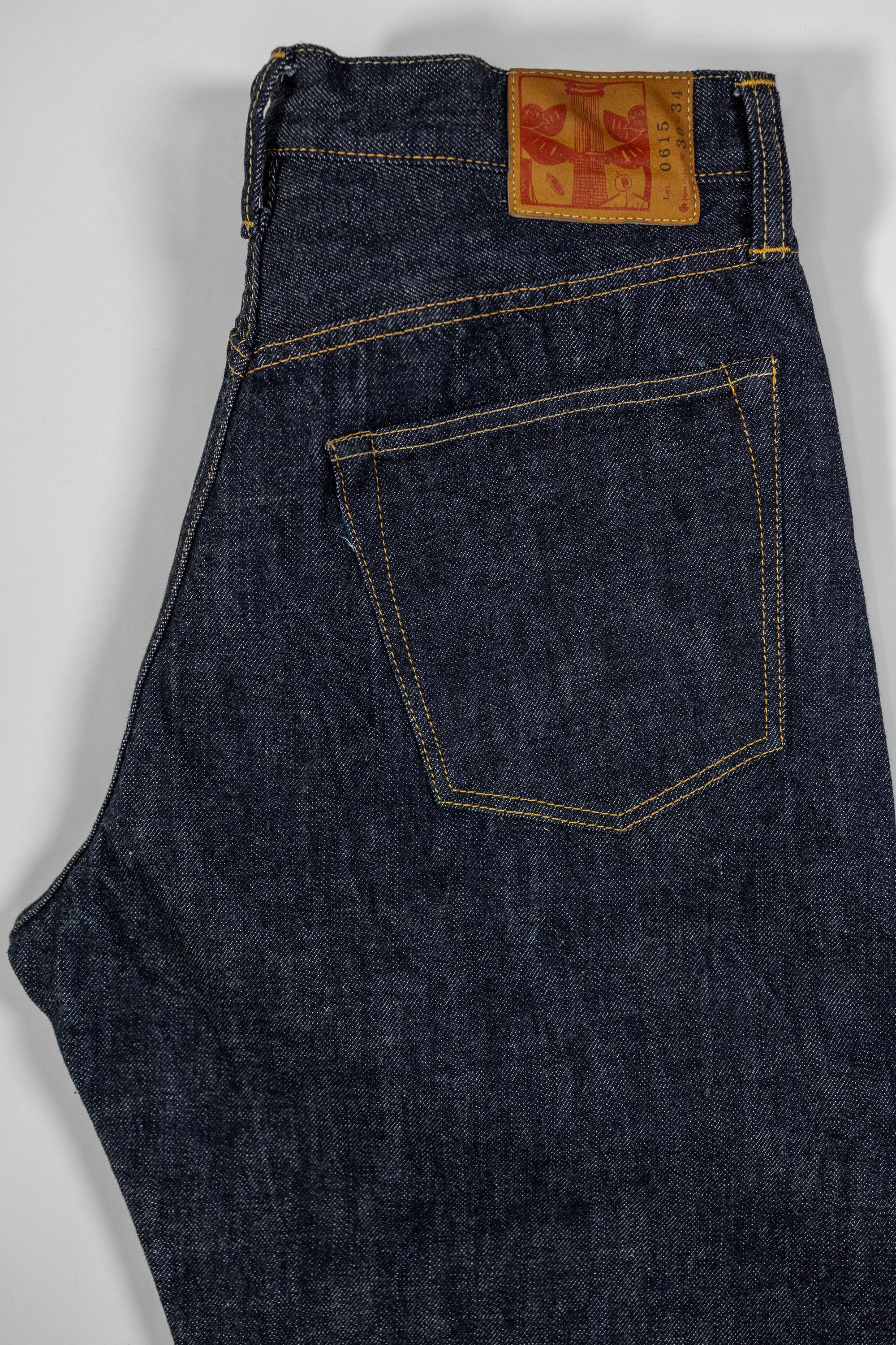 Omoto Denim 0615 13.5oz Denim Relaxed Fit - Indigo One-Washed