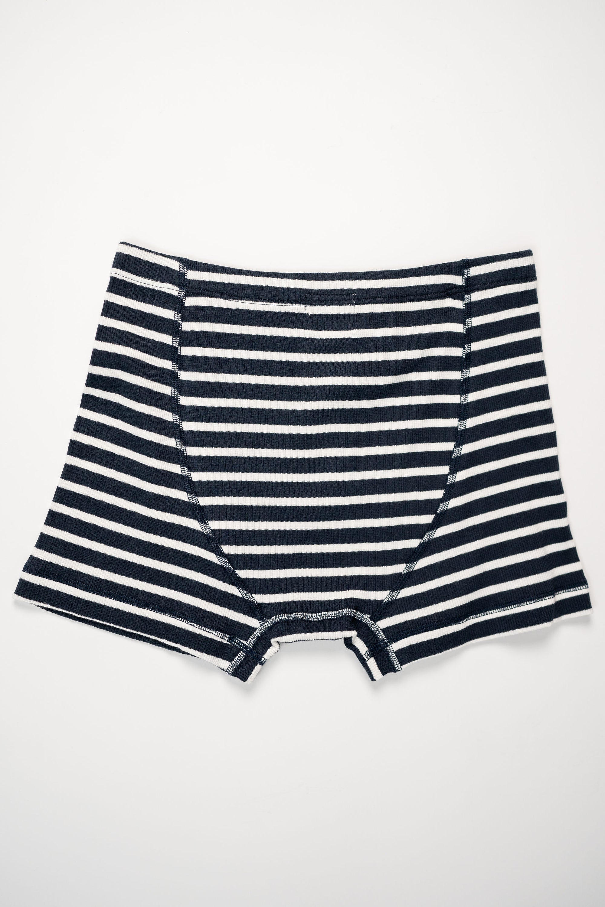 Hemen Biarritz Breton Stripe Boxer Brief - Deep Marine/Natural