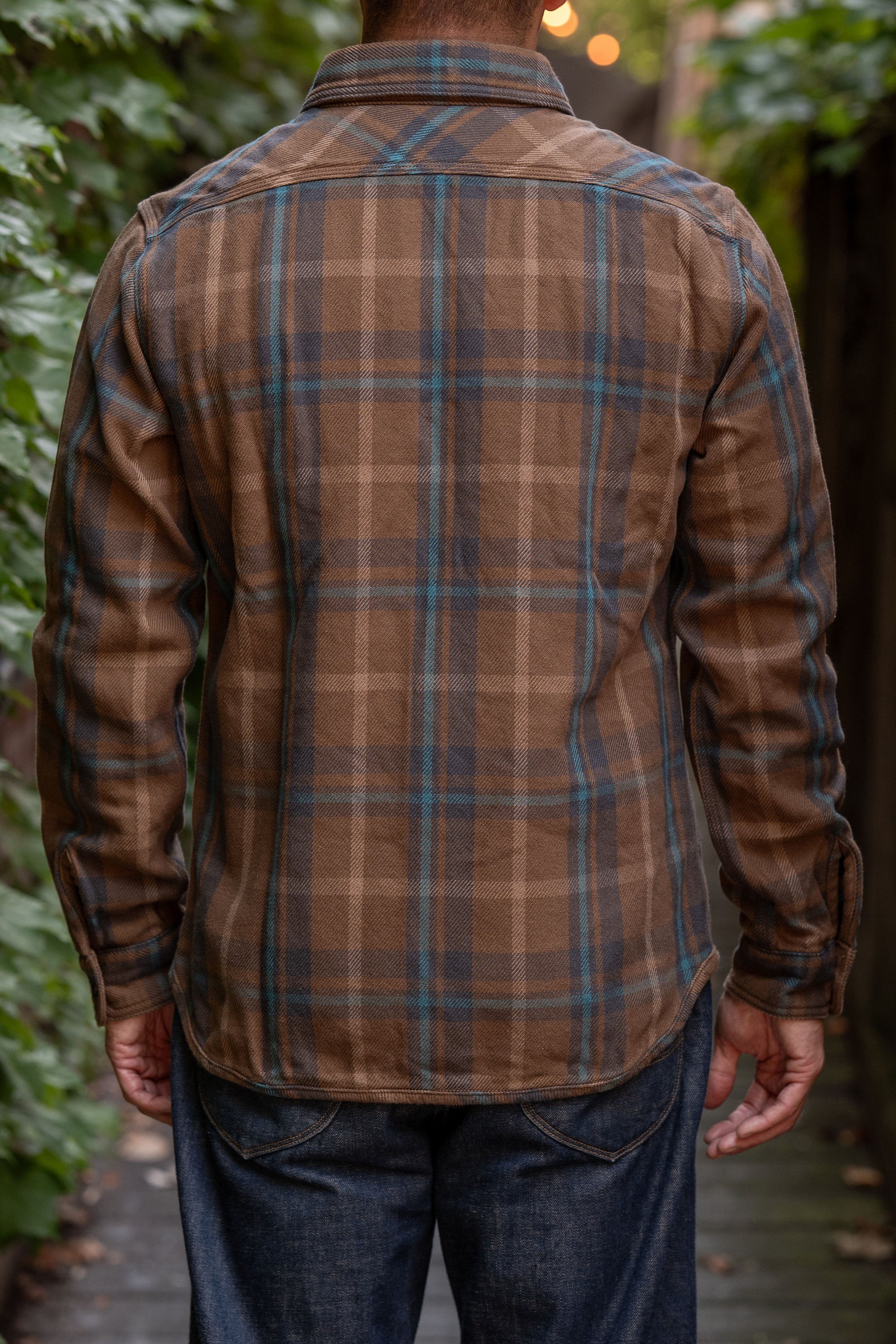 UES 502551 Extra Heavy Flannel Shirts - Beige