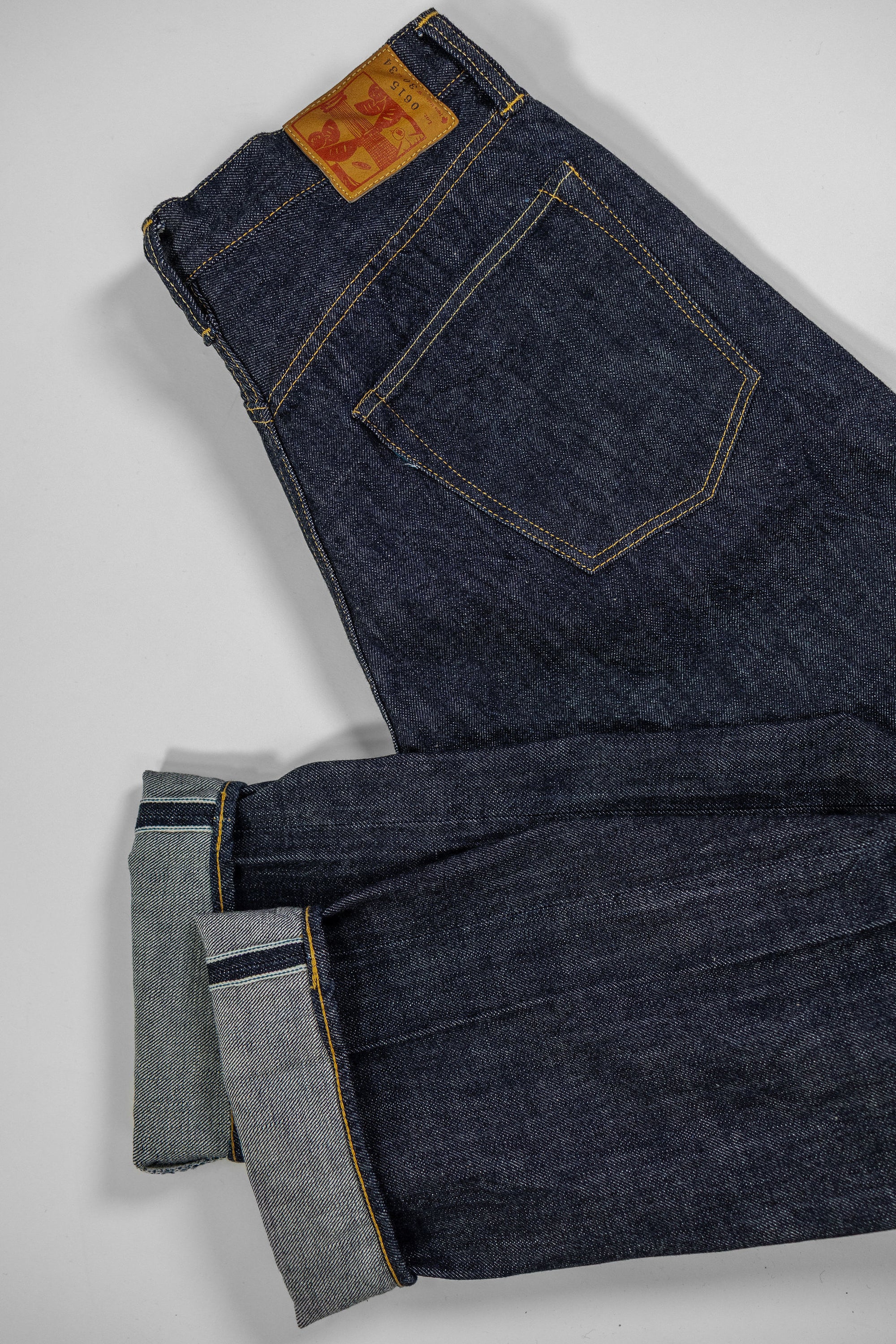 Omoto Denim 0615 13.5oz Denim Relaxed Fit - Indigo One-Washed