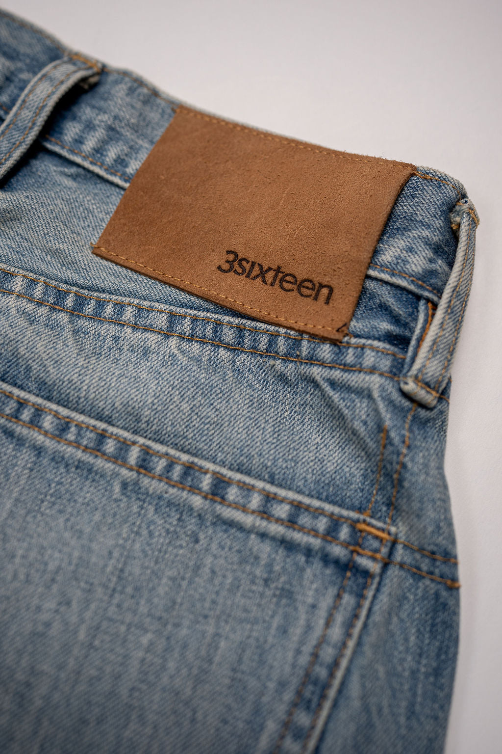 3sixteen RS⁠-⁠100xv Relaxed Straight ⁠-⁠ Indigo Selvedge Vintage Wash