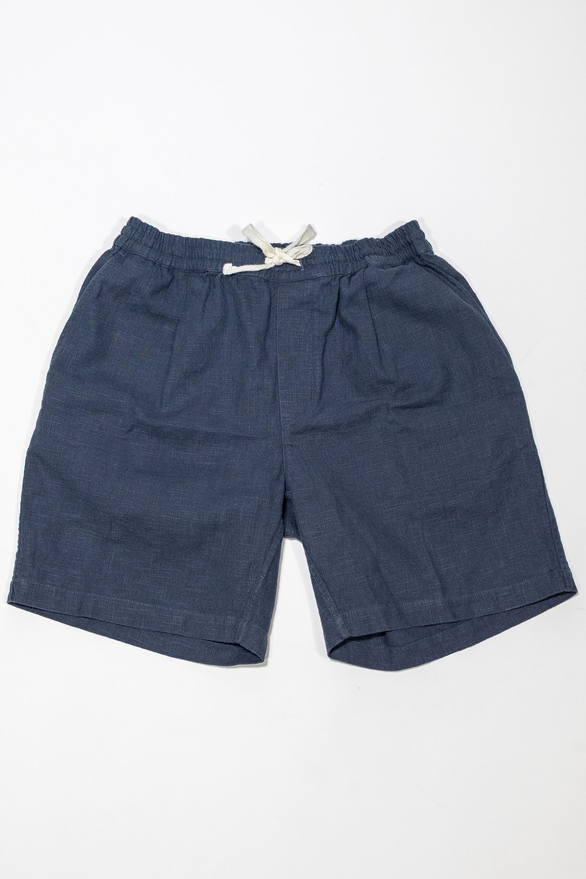 3sixteen Drawstring Shorts - Navy Linen