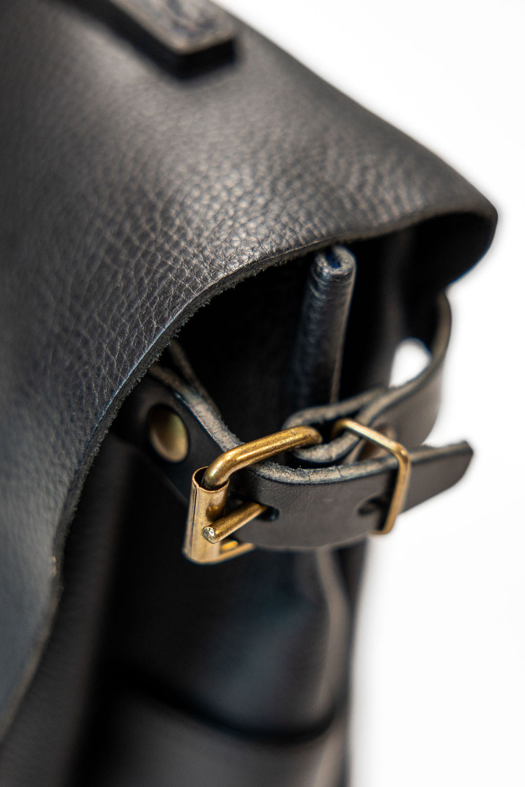 Bleu de Chauffe Postman Bag Eclair M - Black