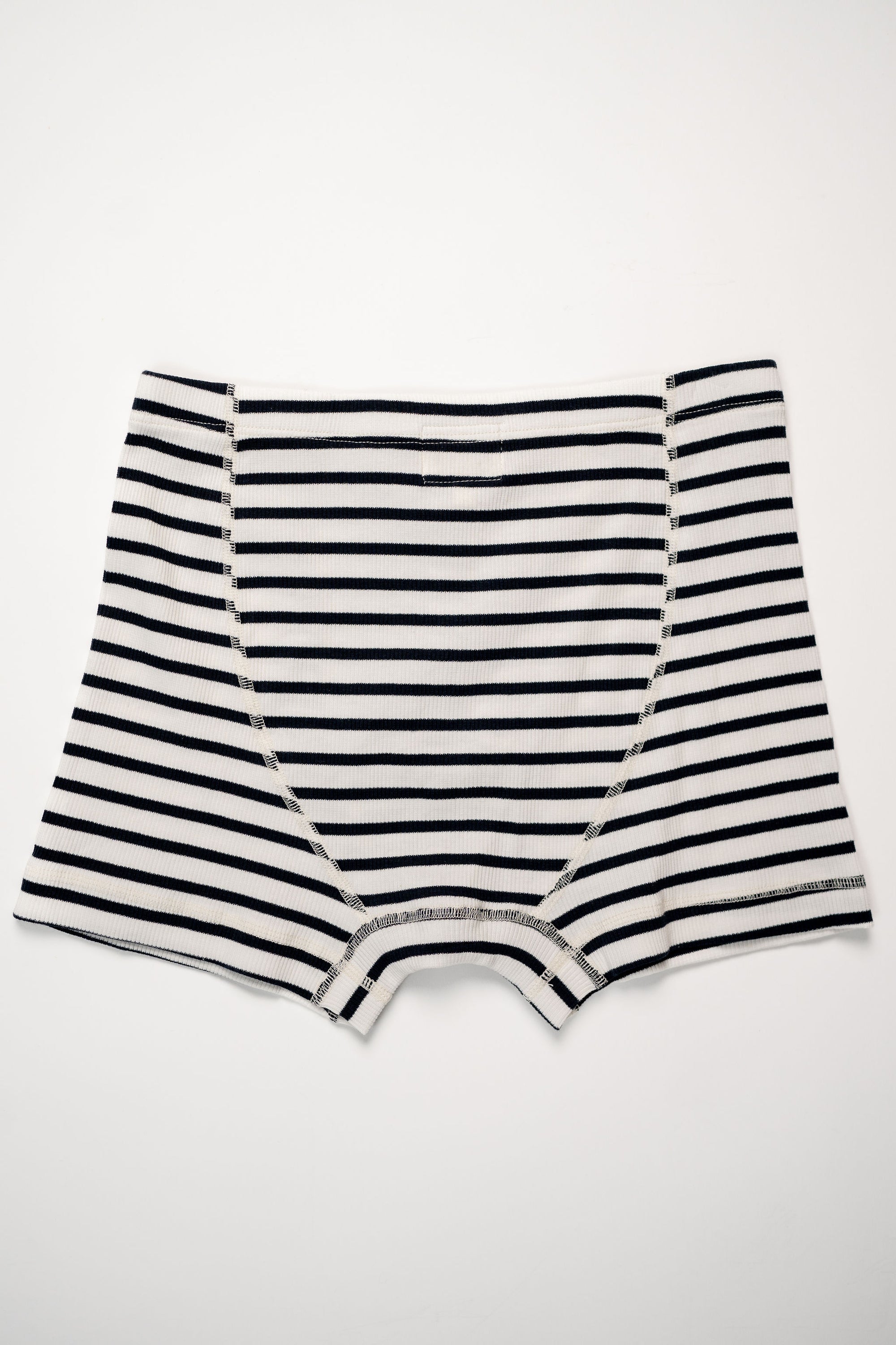 Hemen Biarritz Breton Stripe Boxer Brief - Natural/Marine