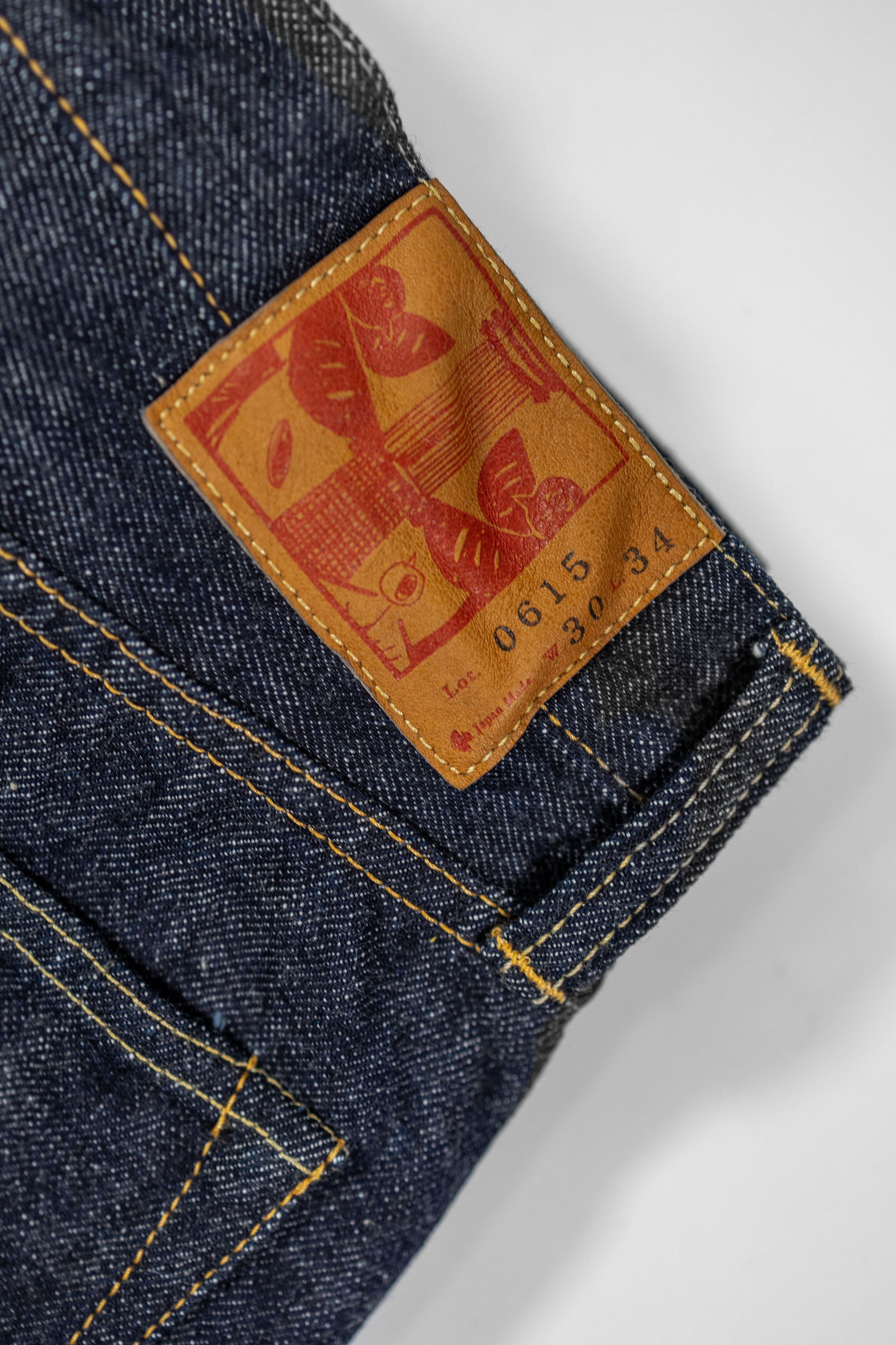 Omoto Denim 0615 13.5oz Denim Relaxed Fit - Indigo One-Washed