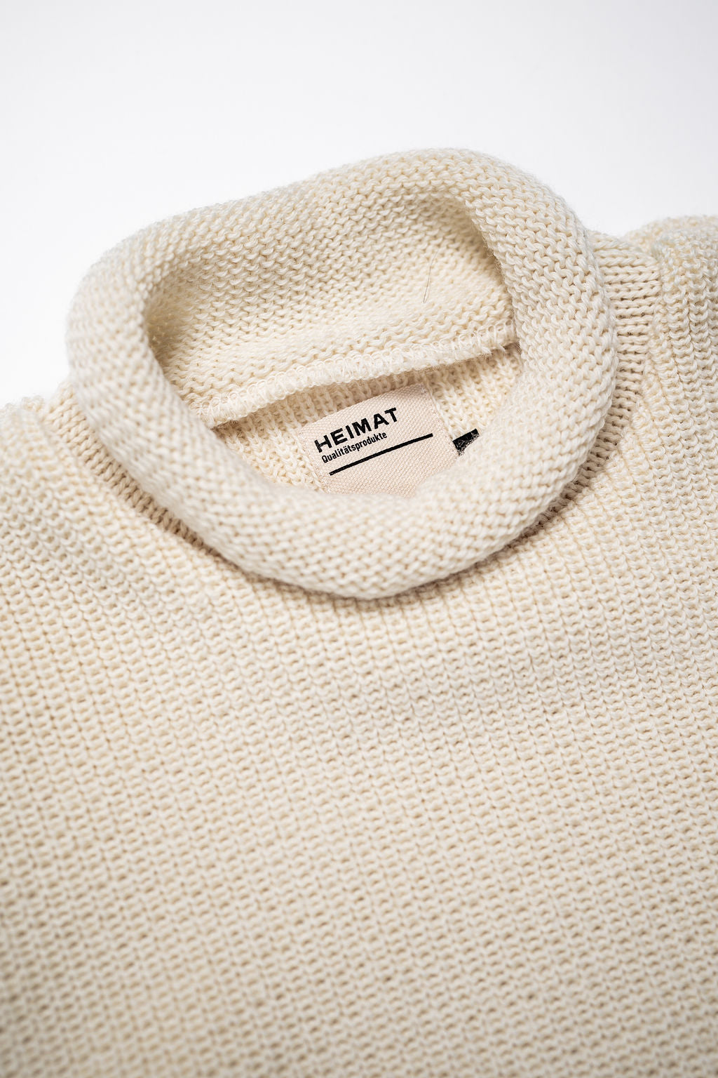 Heimat Textil Mini Roll Neck Sweater - Seashell