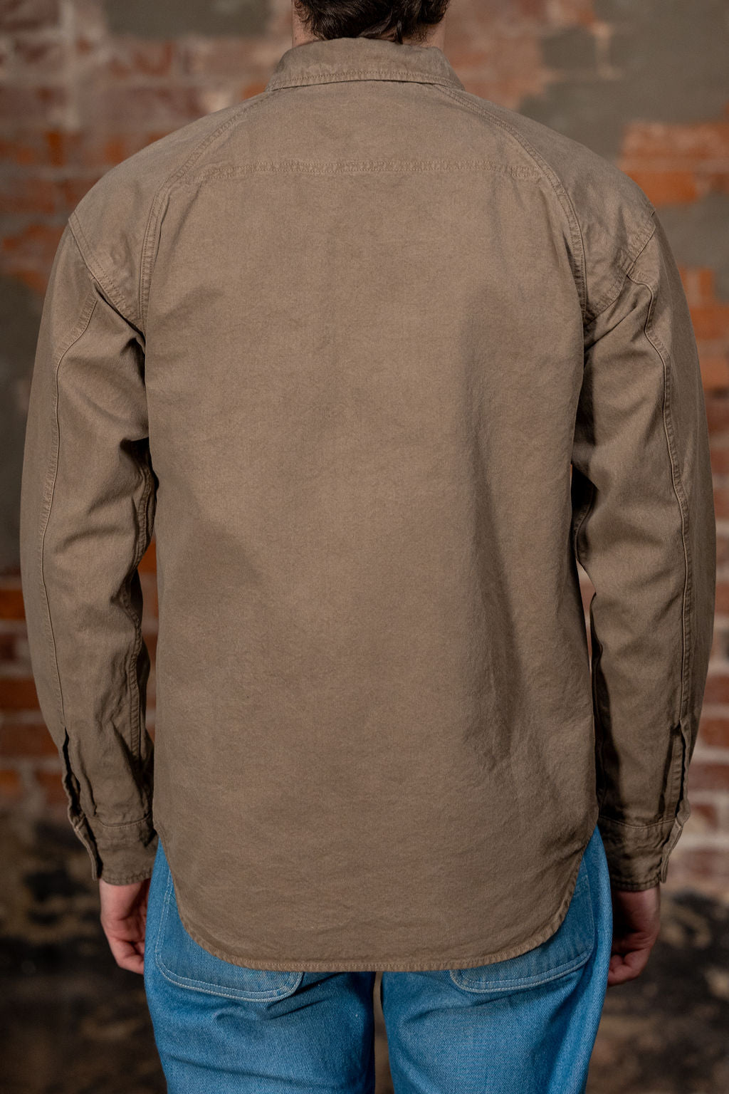 Seuvas 8oz Canvas Raglan Shirt - Coffee
