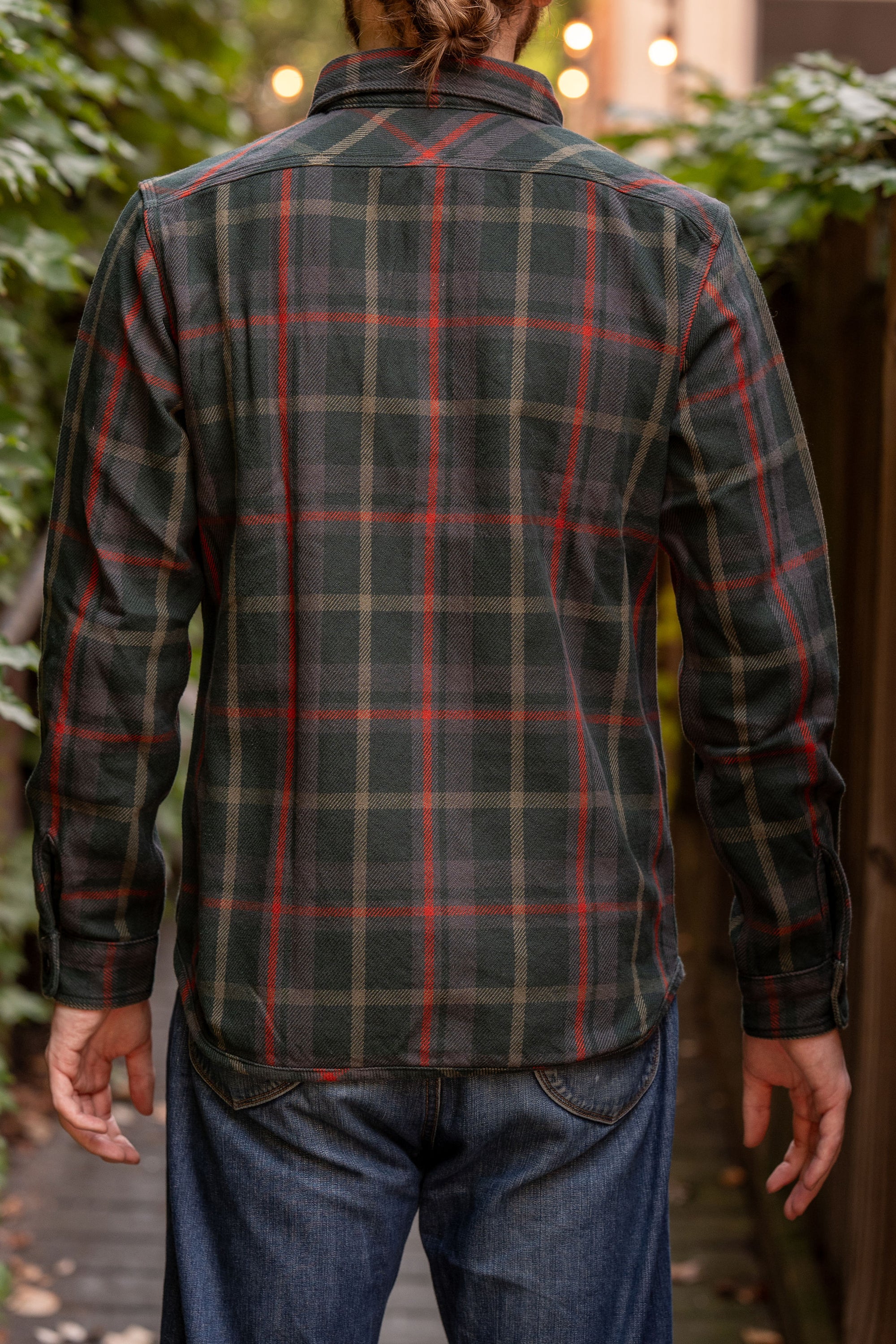 UES 502551 Extra Heavy Flannel Shirts - Green
