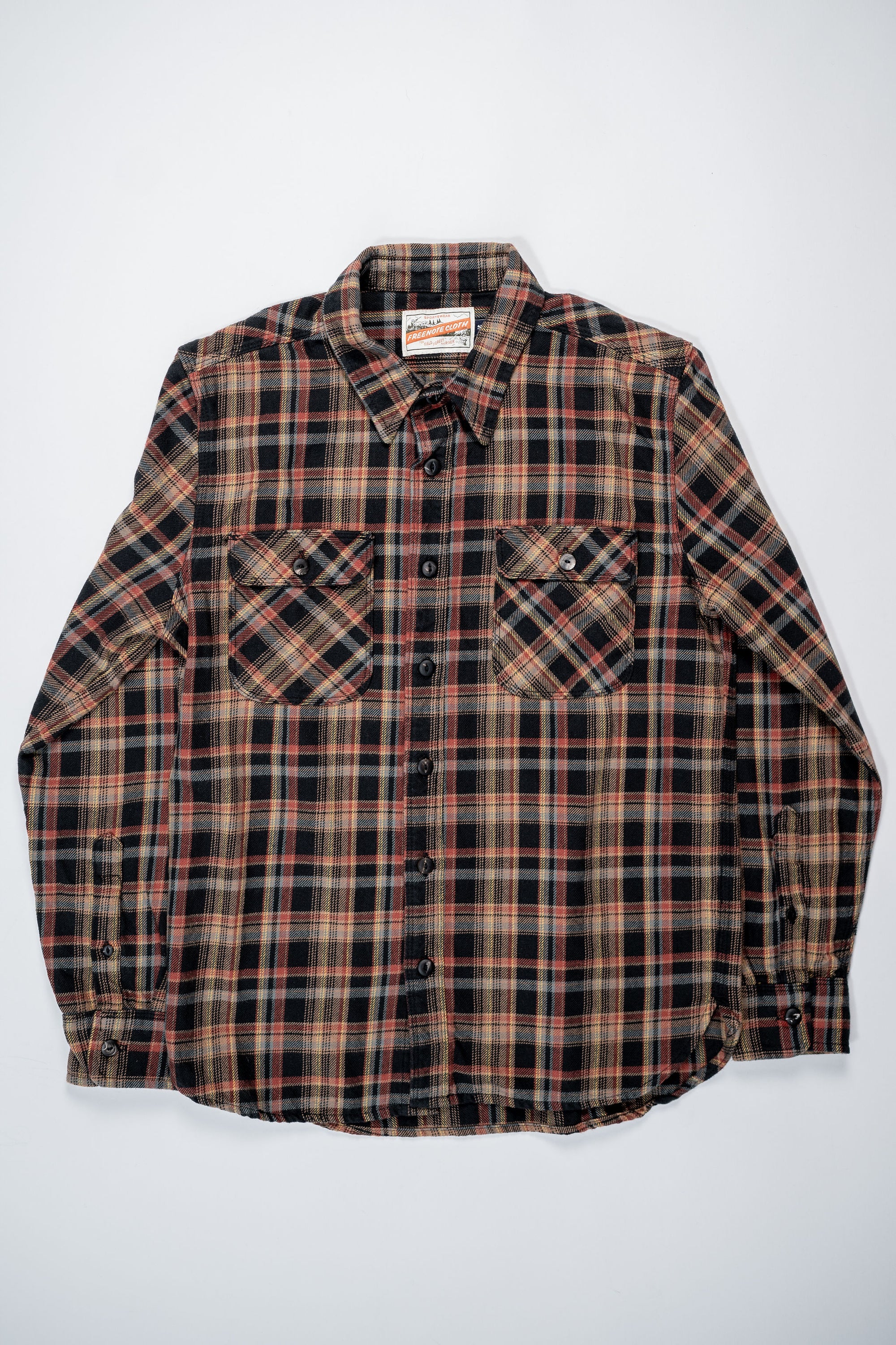 Freenote Cloth Jepson - Black Plaid