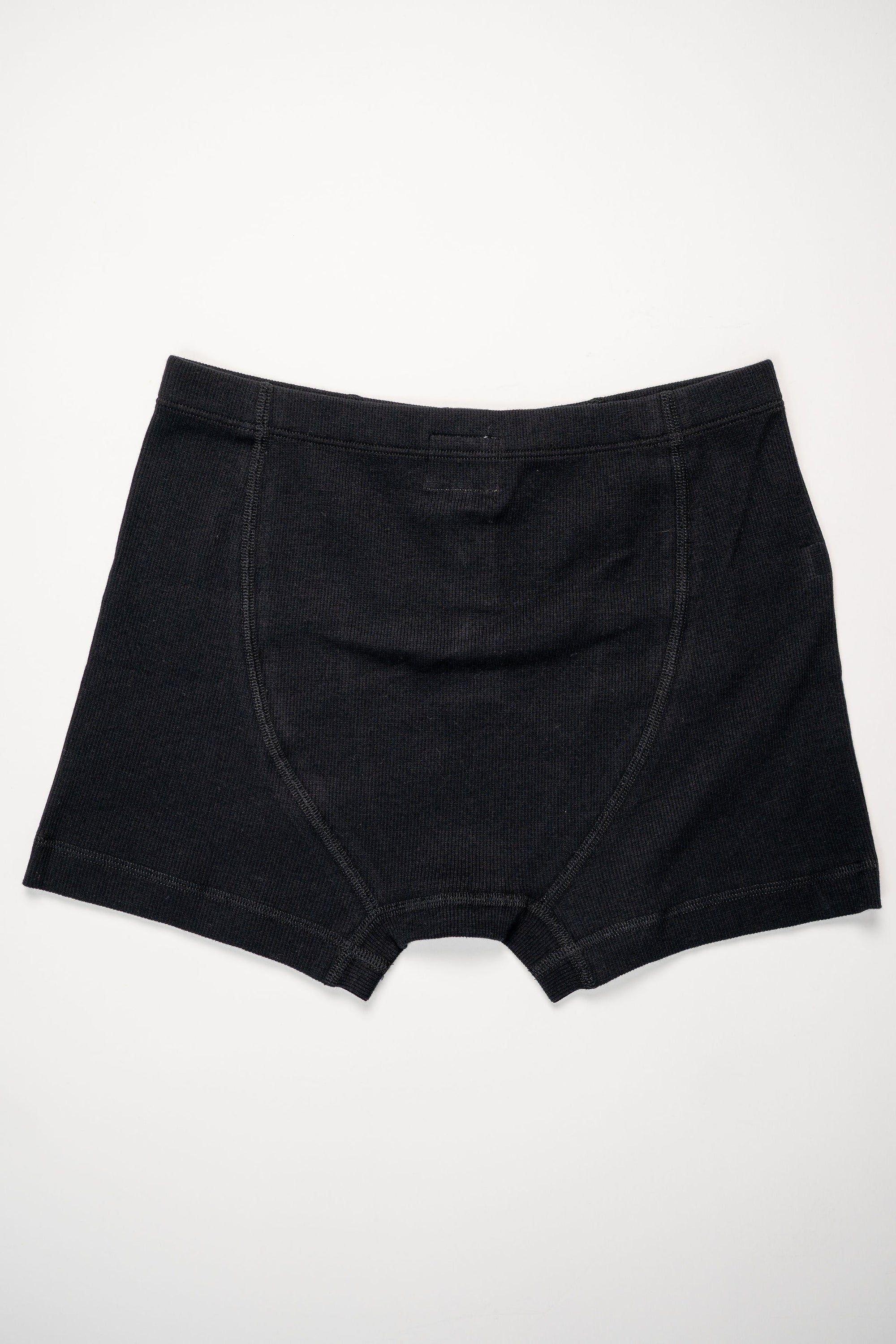 Hemen Biarritz Ribbed Boxer Brief - Solid Black