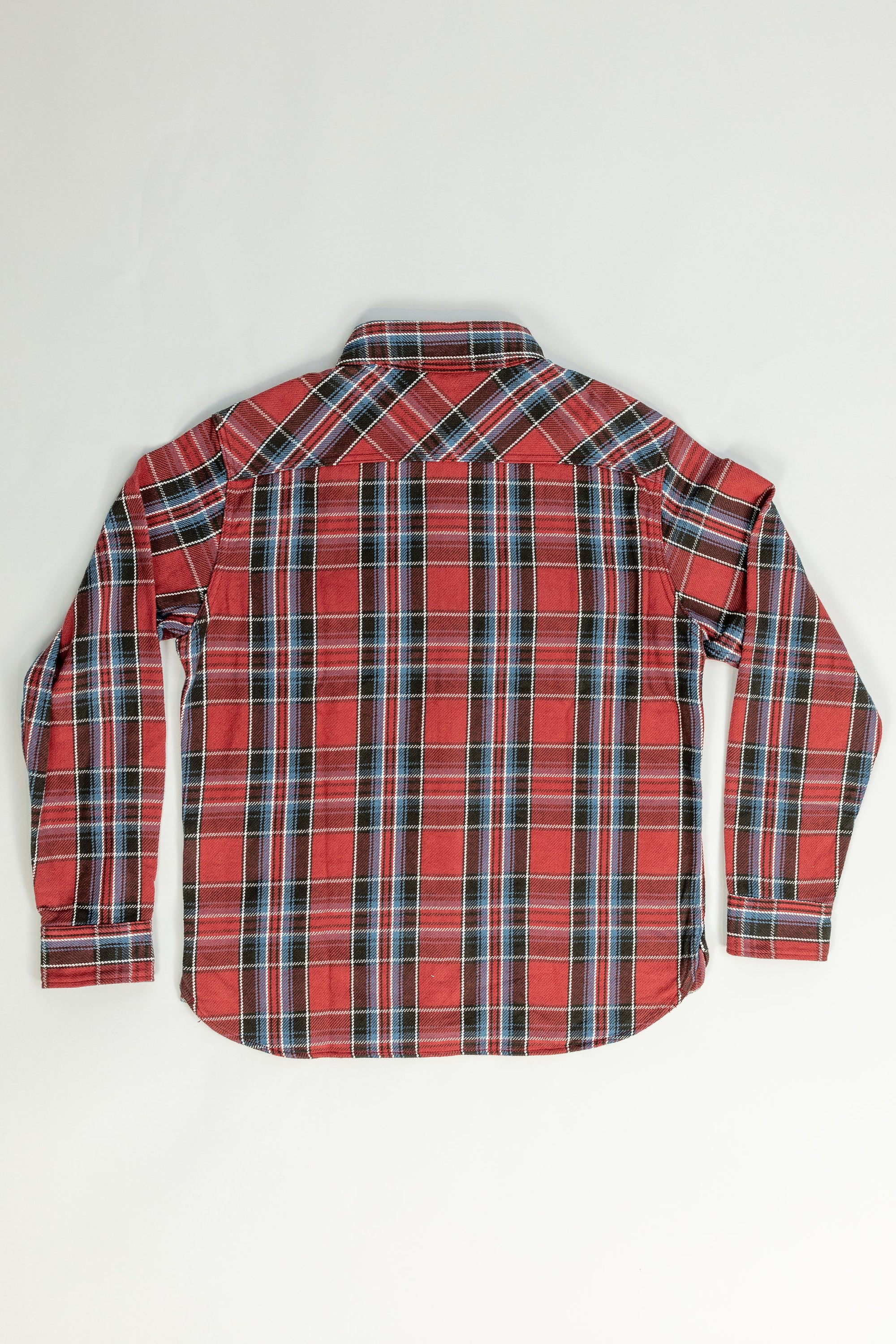 UES 502352 Heavy Flannel Shirt - Red