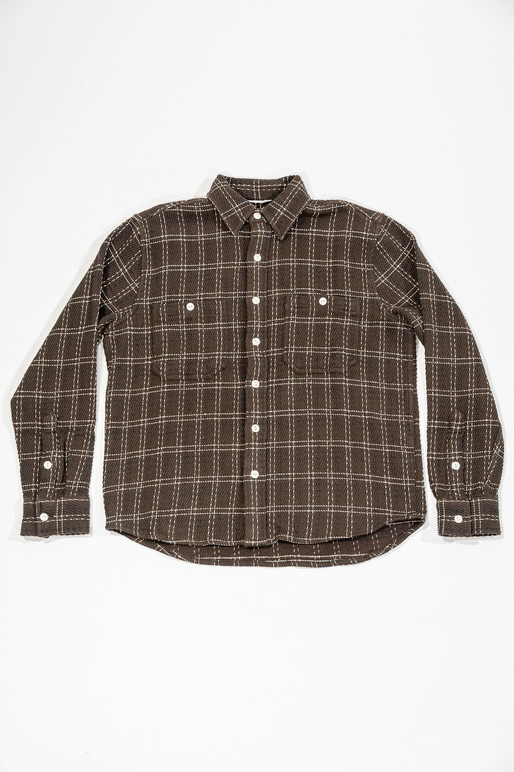 3sixteen Utility Flannel - Espresso Twill Check