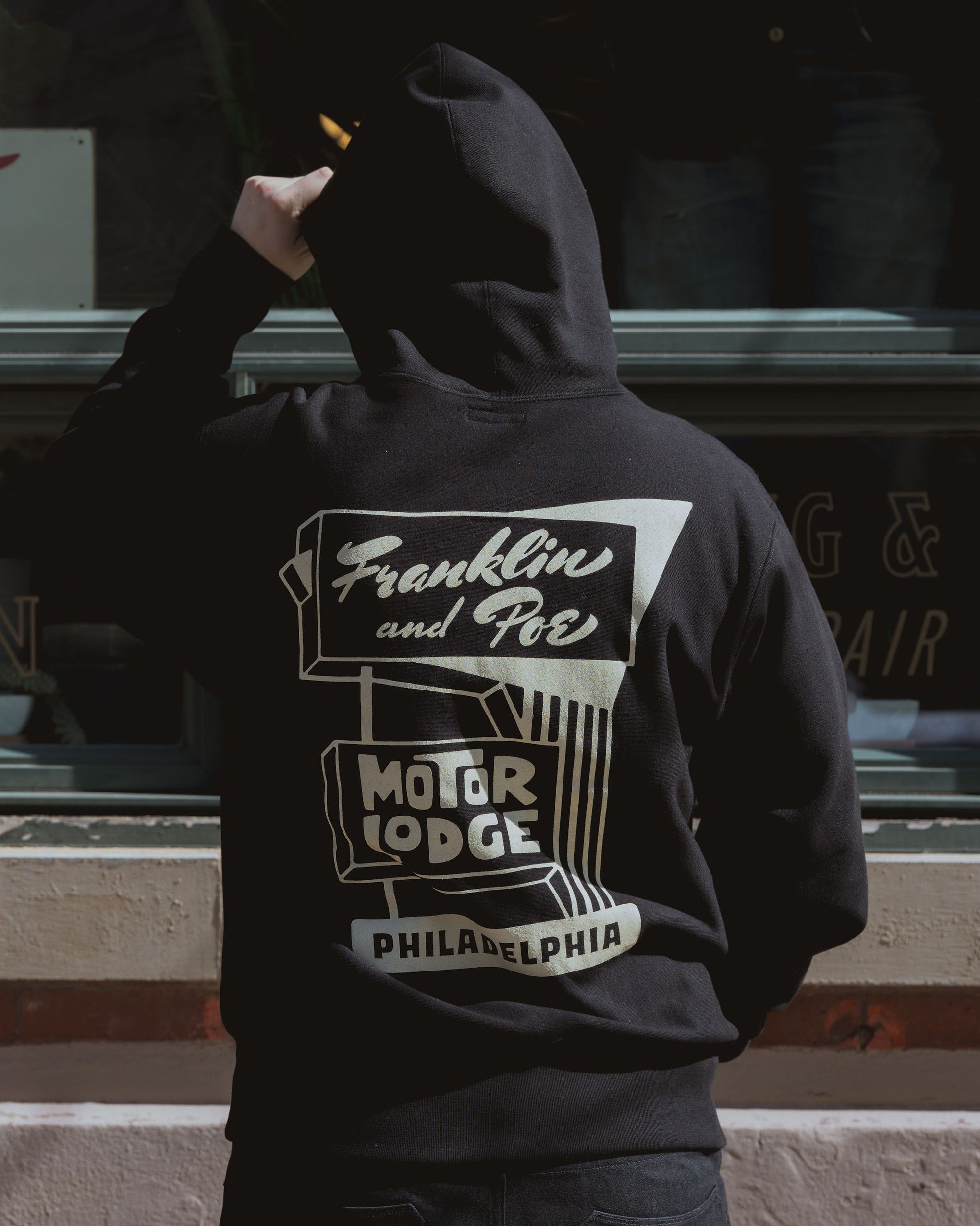 Franklin & Poe Shop Hoody - Motor Lodge Edition