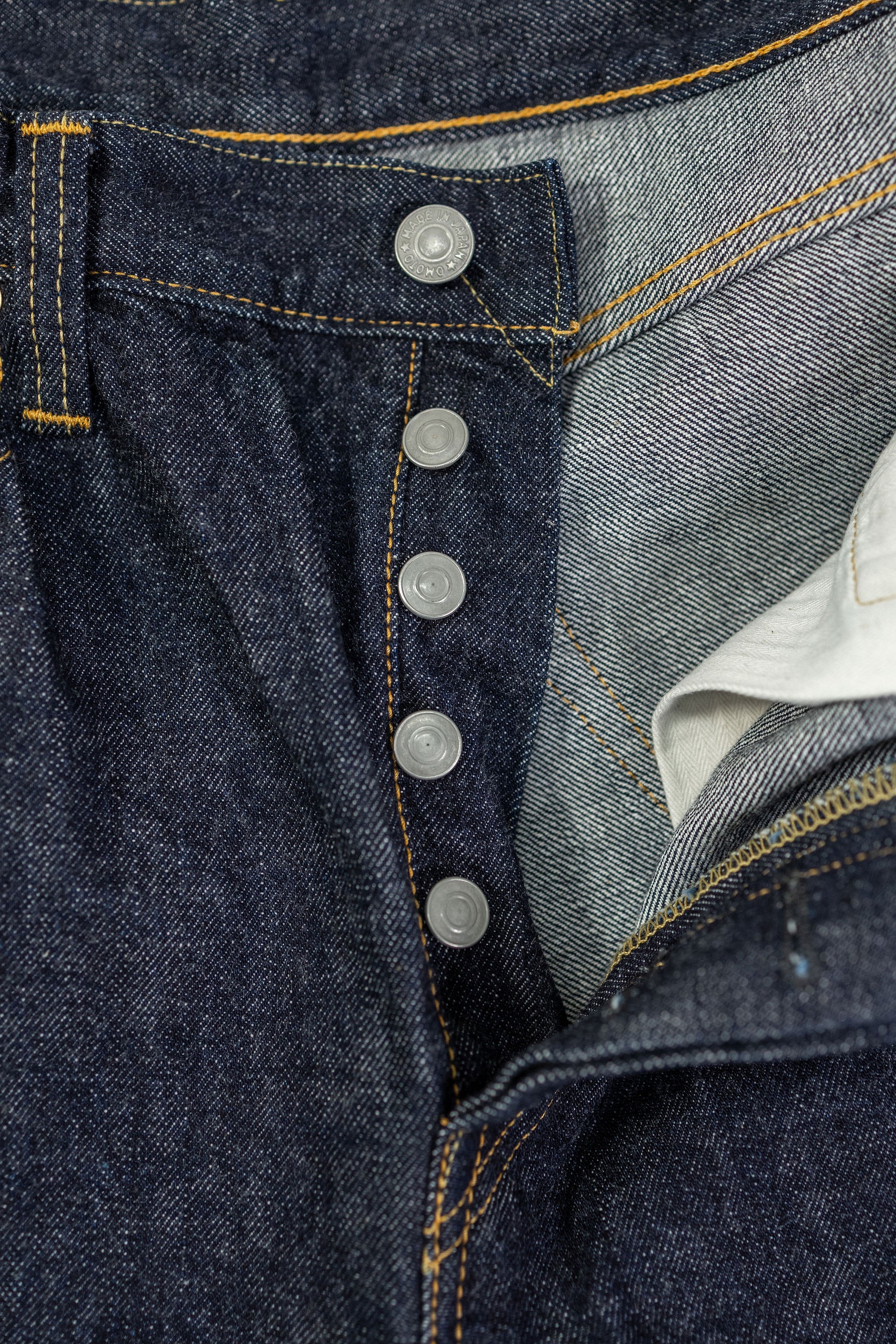 Omoto Denim 0815 13.5oz Denim Loose Fit - Indigo One-Washed