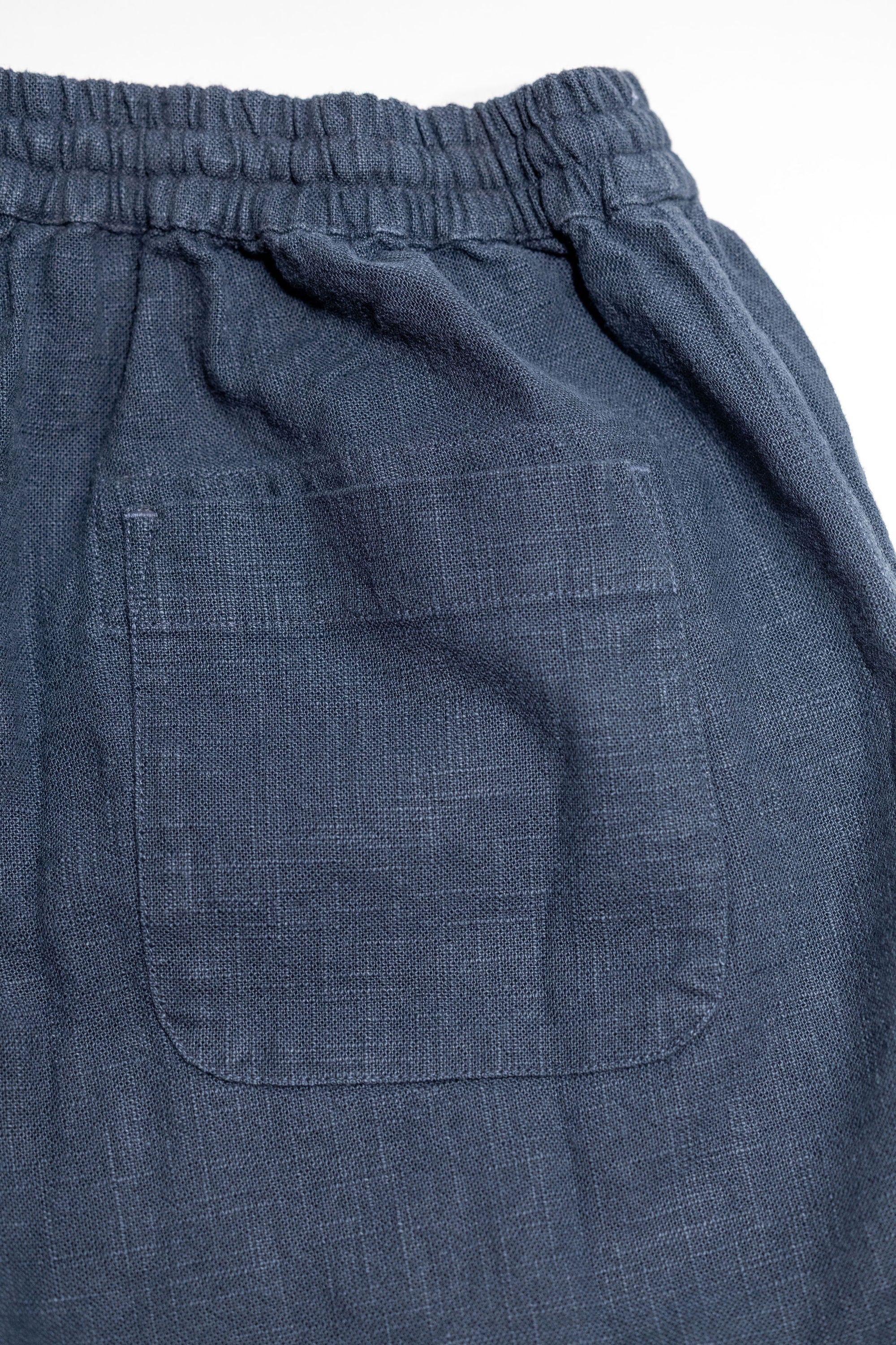 3sixteen Drawstring Shorts - Navy Linen