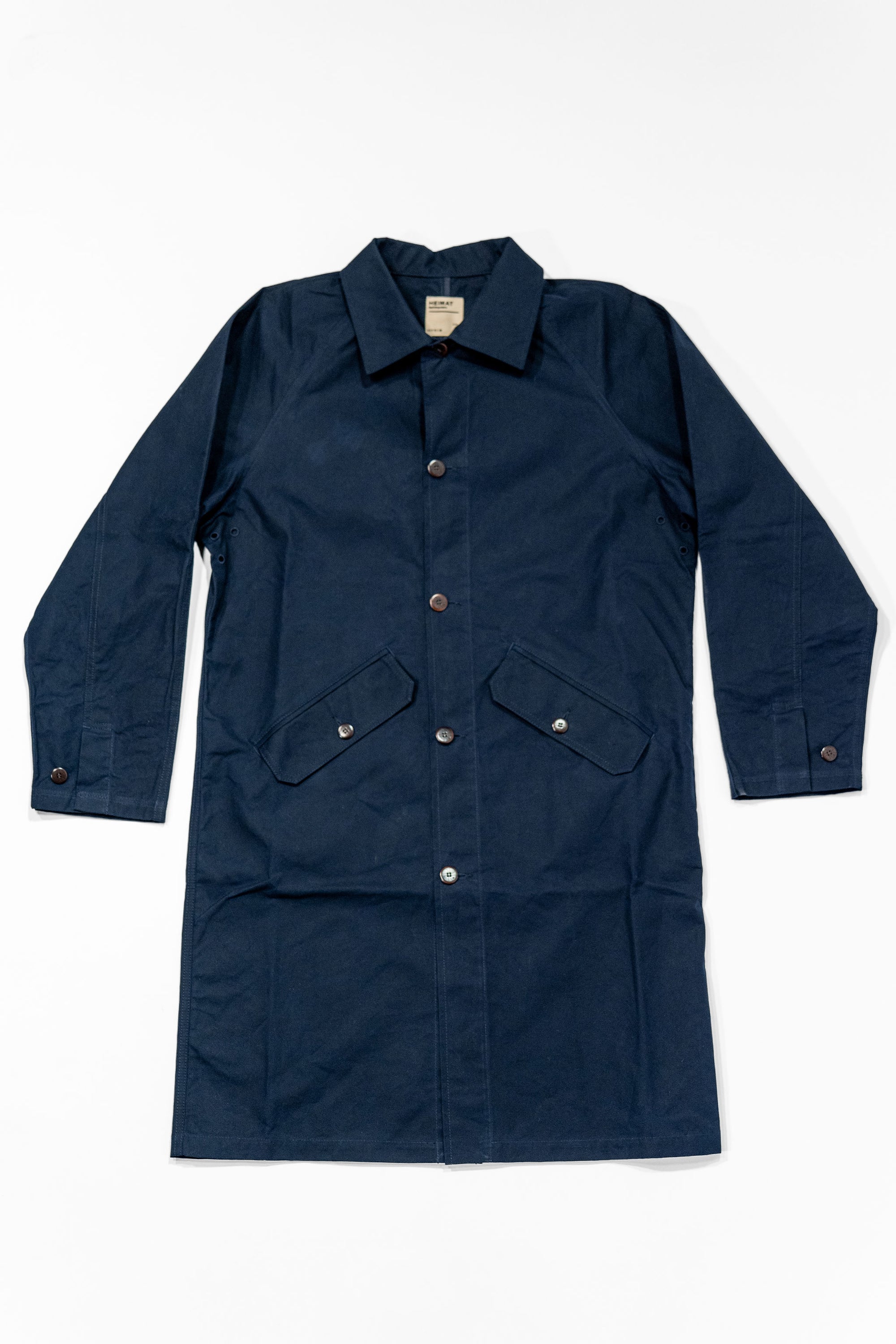Heimat Textil Journey Coat Long - Ink Dry Wax