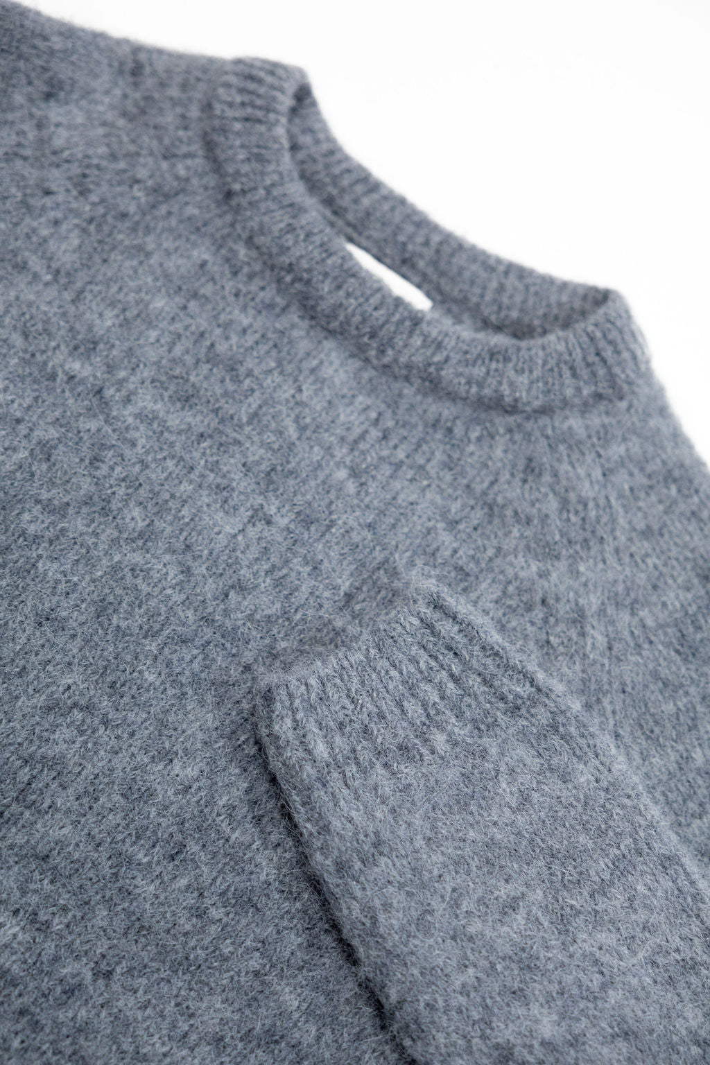 Knickerbocker Fuzz Alpaca Sweater - Charcoal