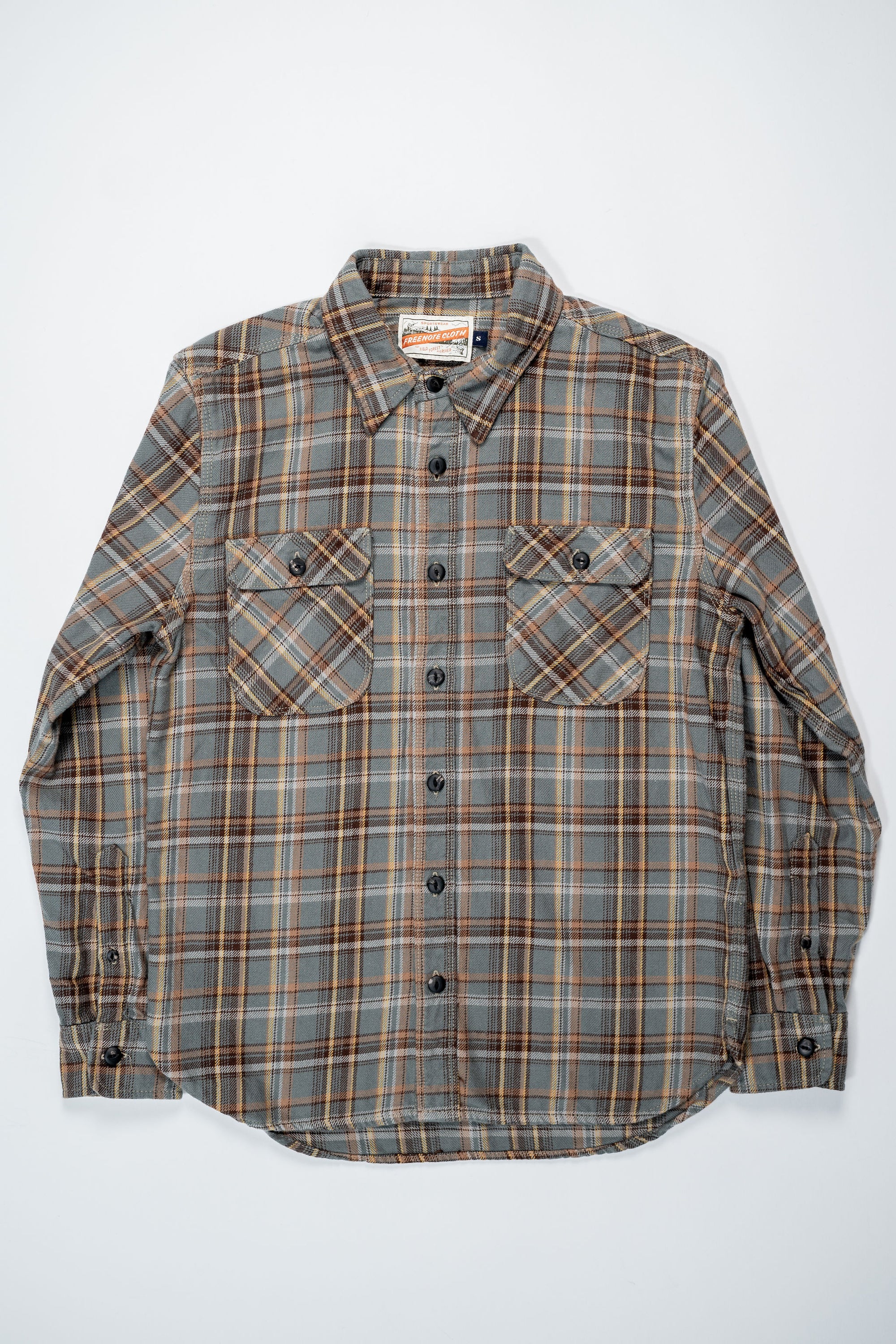 Freenote Cloth Jepson - Grey Plaid