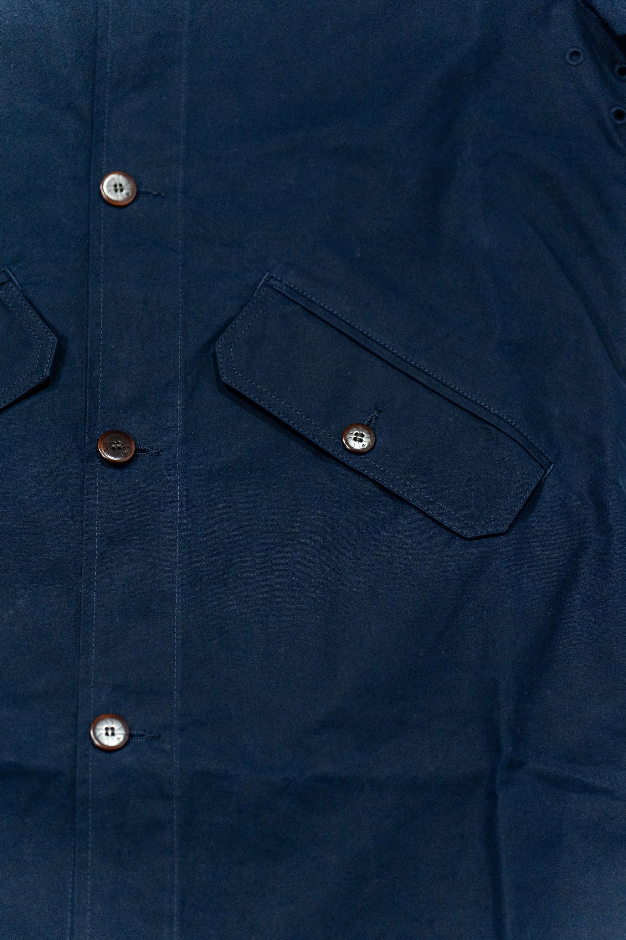 Heimat Textil Journey Coat Long - Ink Dry Wax