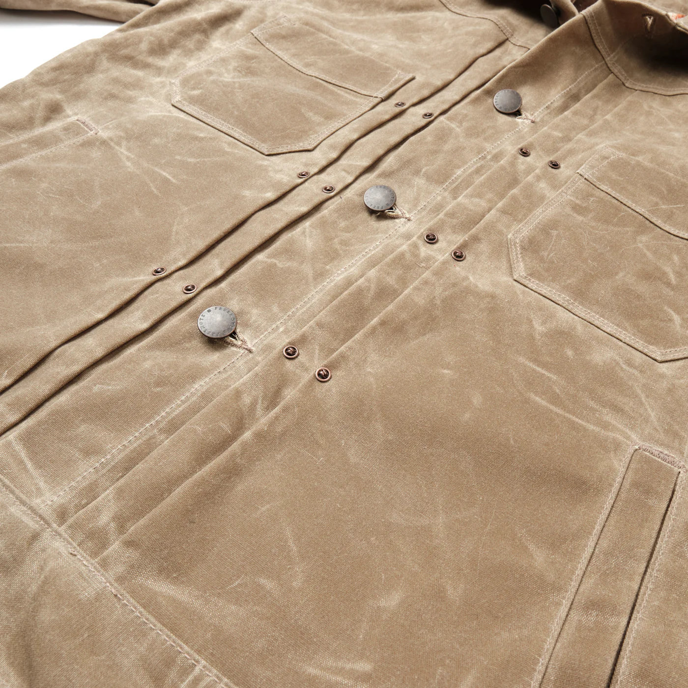 Freenote Cloth Riders Jacket Waxed Canvas- Tobacco