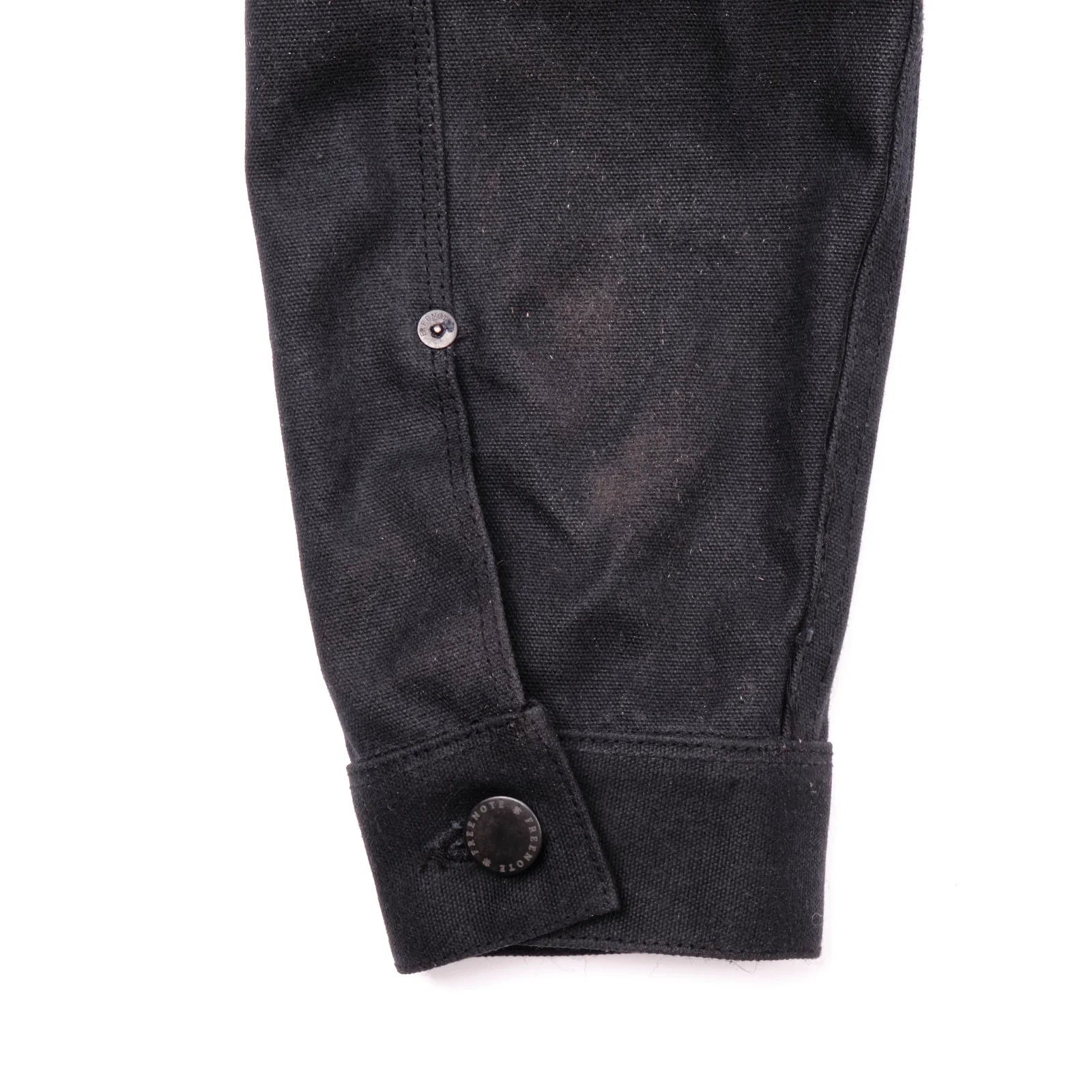 Freenote Cloth Heavy Waxed Riders Jacket - Black Alpaca