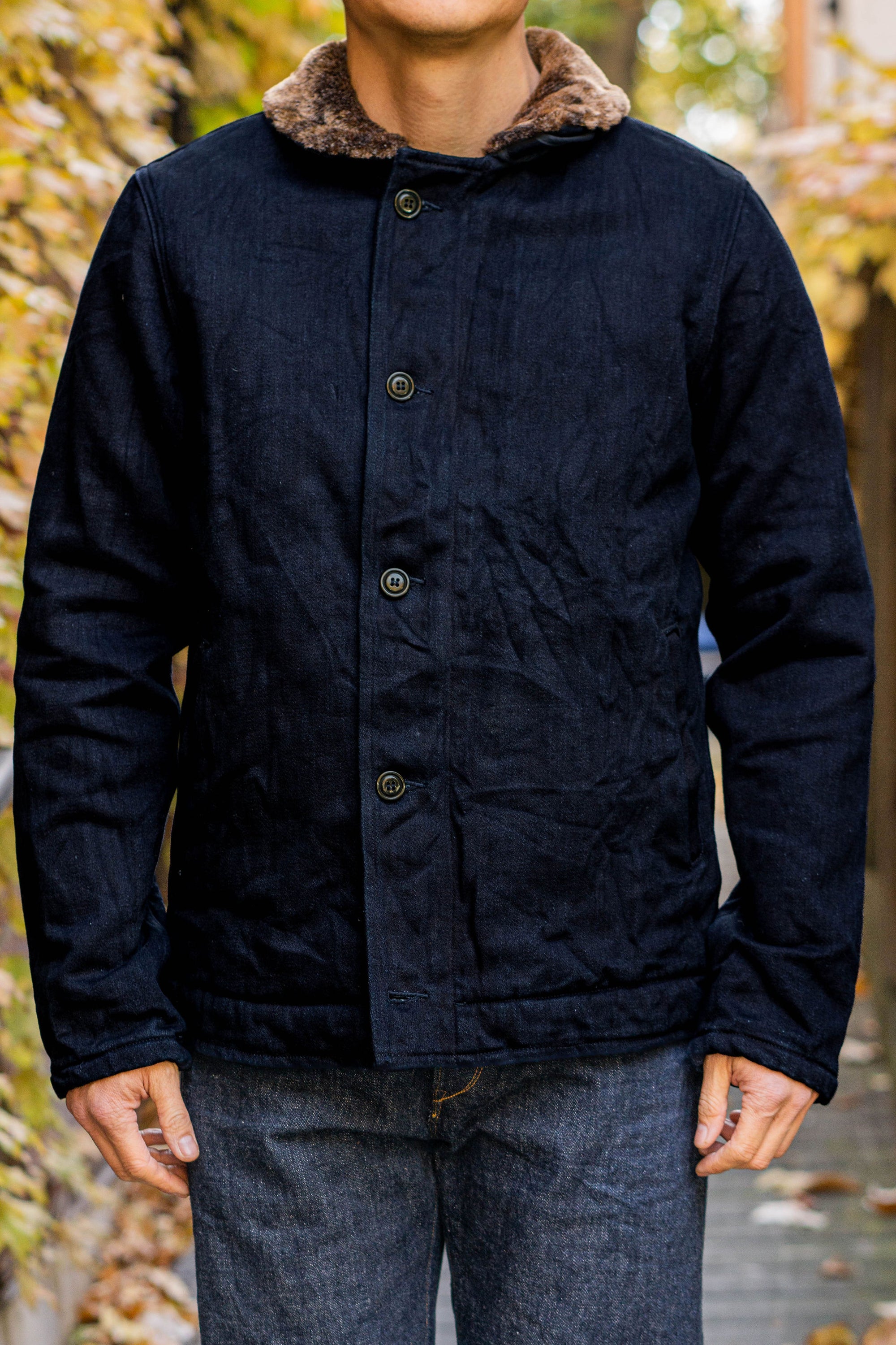 UES Tricotine Deck Jacket - Indigo