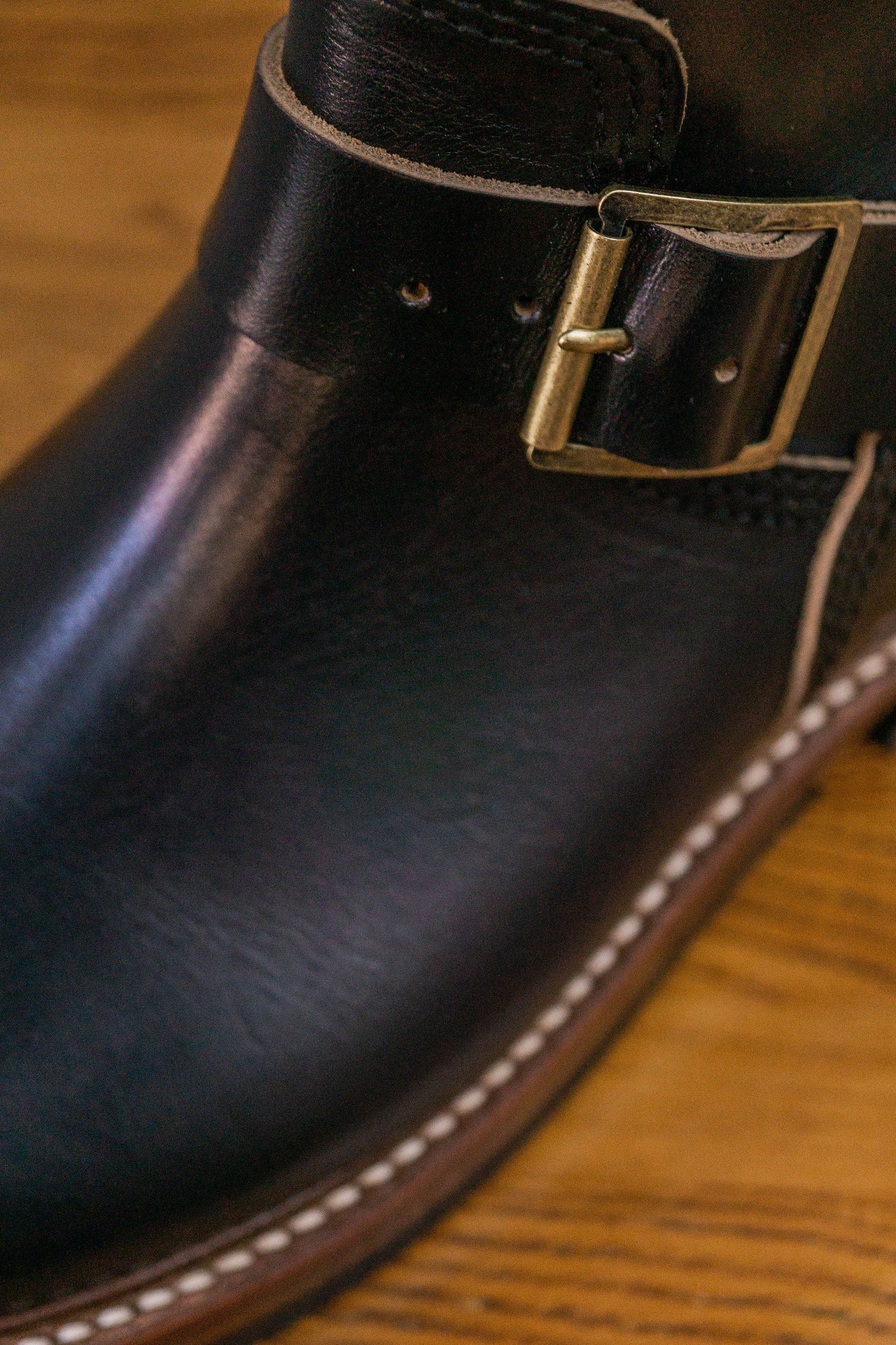 (Pre-Order SS26) John Lofgren Wabash Engineer Boots - Horween CXL Black