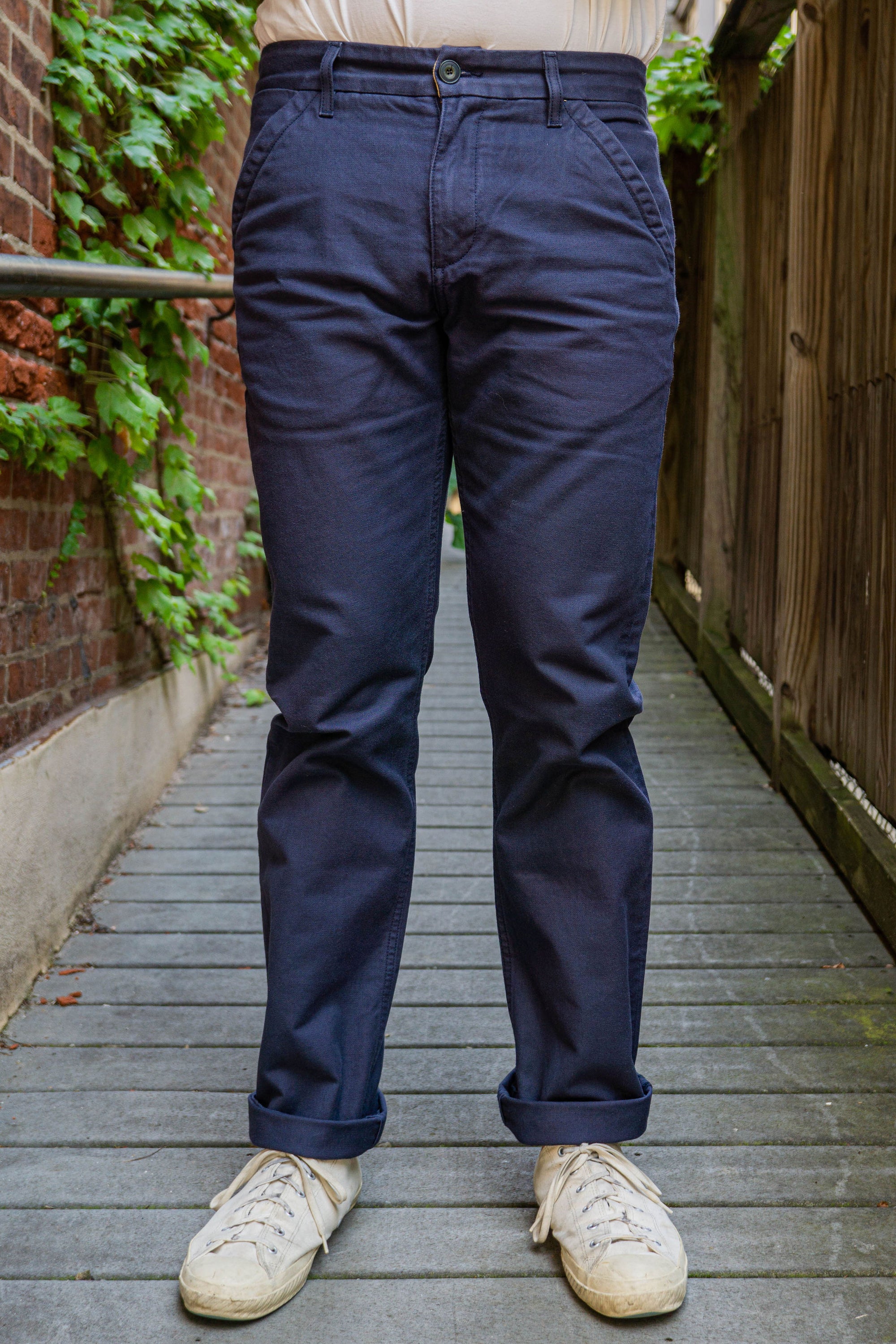 Freenote Cloth Workers Chino Slim Fit - Navy