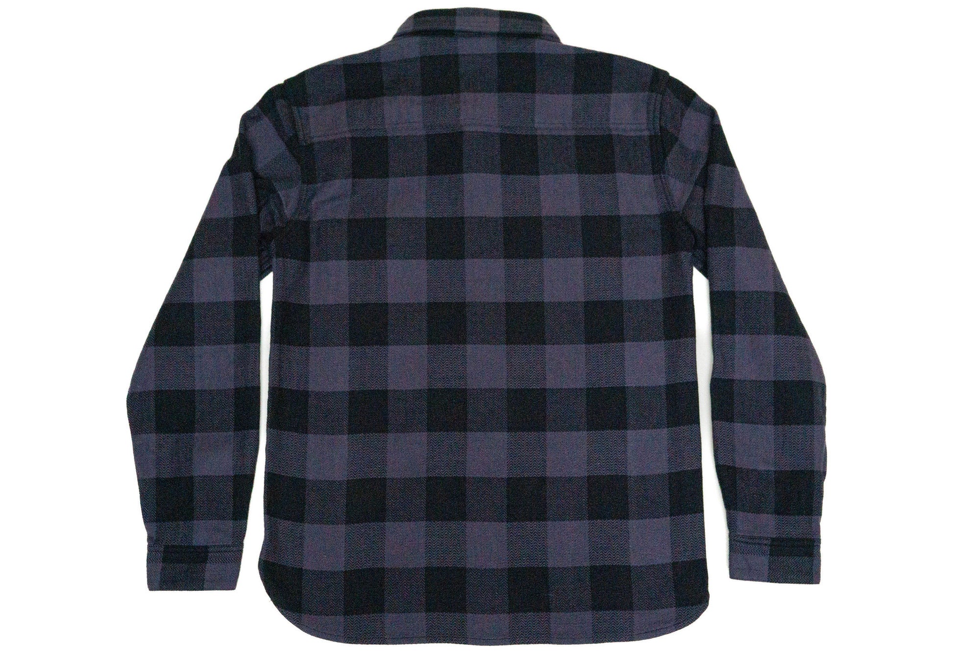 The Flat Head SNR-101L Block Check Flannel Shirt - Grey/Black