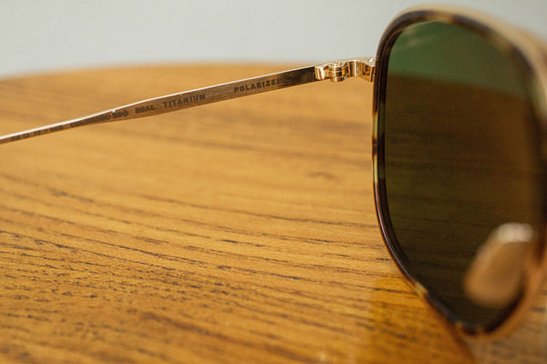 Salt Optics Colorado 58 - Brushed Gold/Antique Leaves - Franklin & Poe