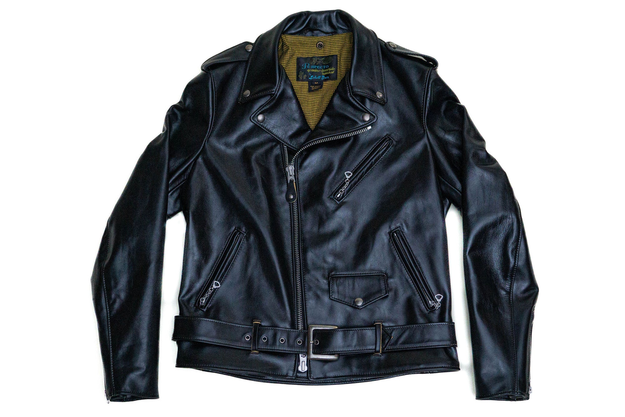 Schott NYC PER62 Perfecto Teacore Leather Motorcycle Jacket
