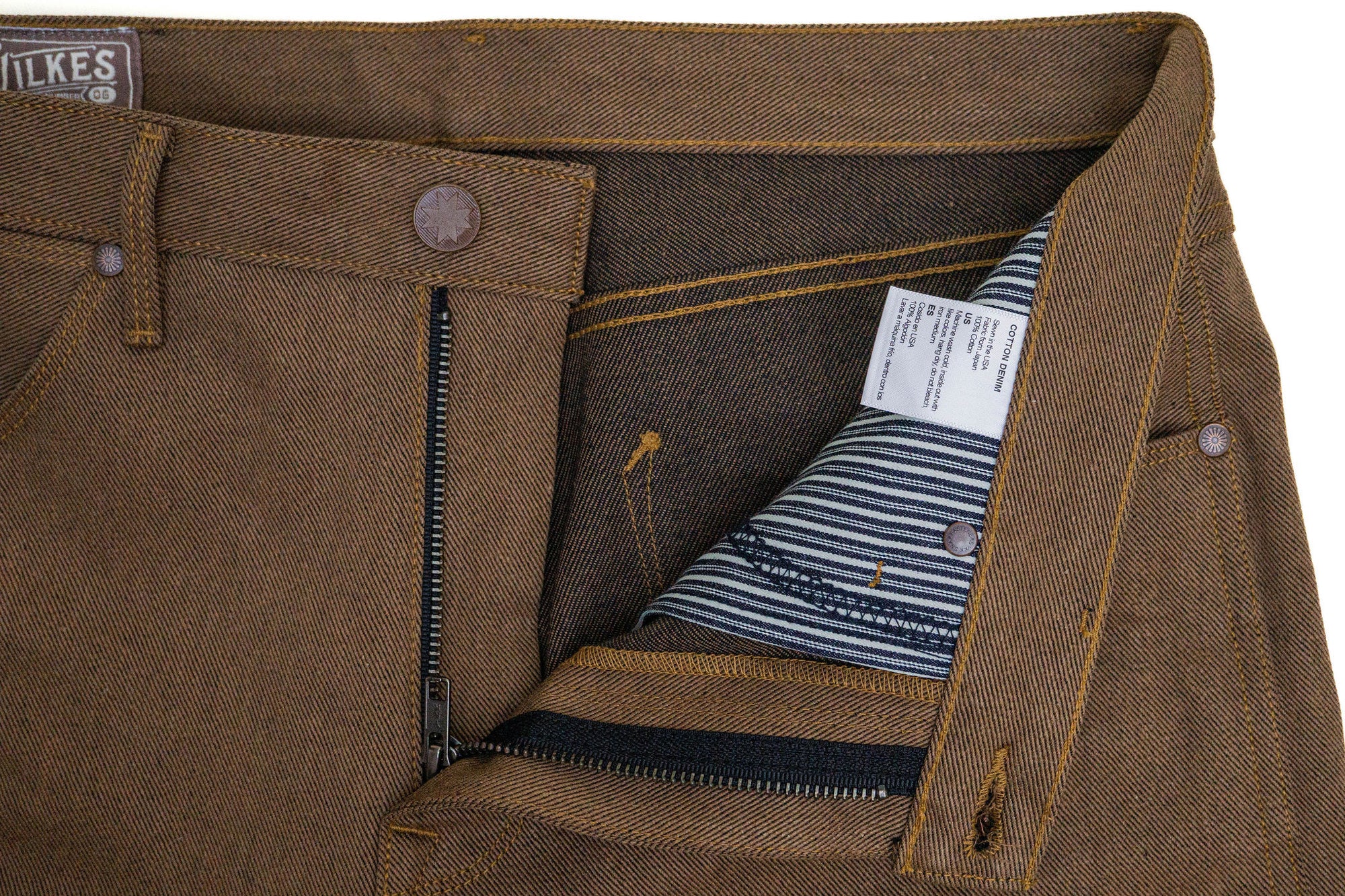 Freenote Cloth Wilkes - 15oz Brown Denim