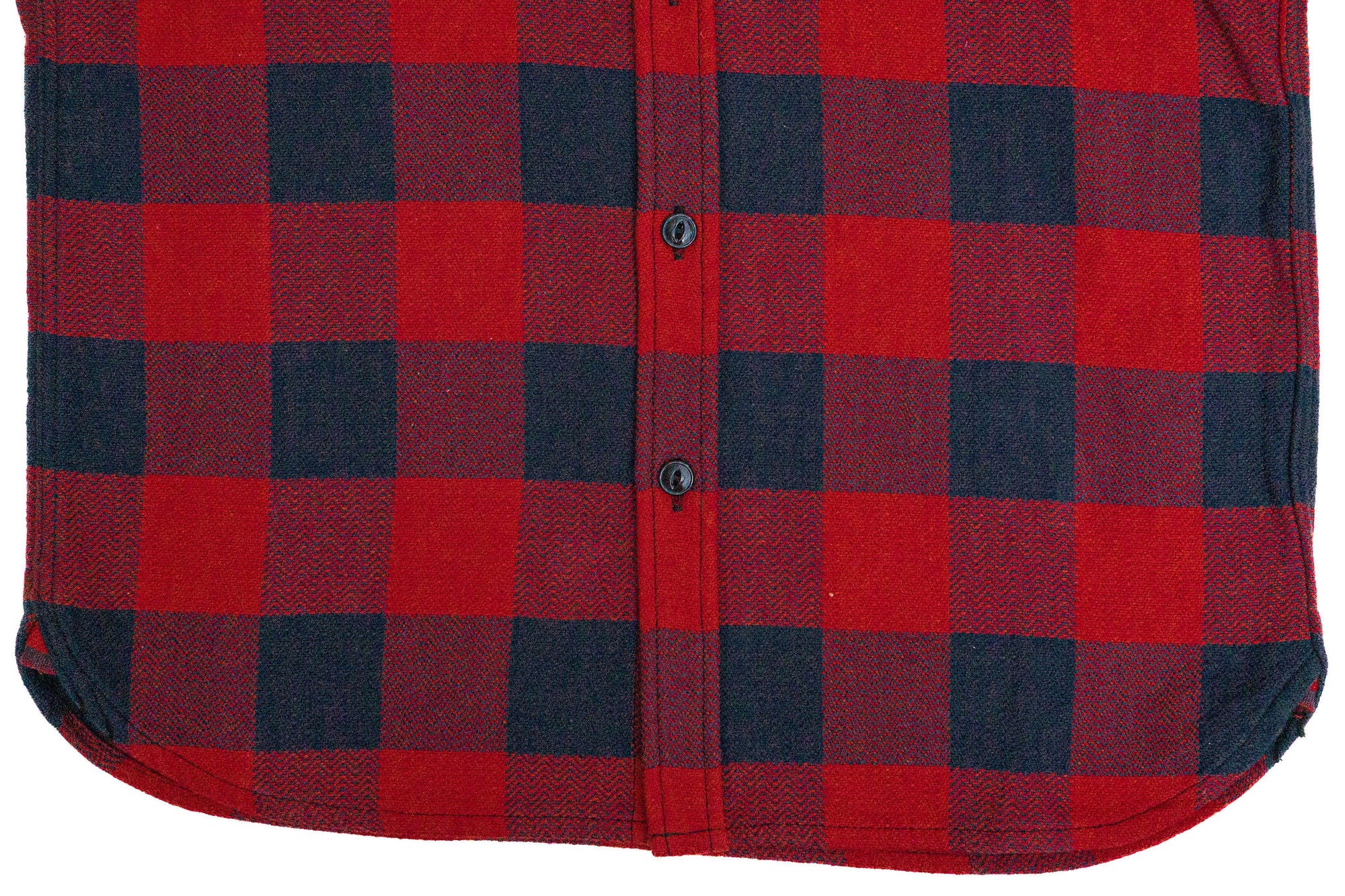 The Flat Head SNR-101L Block Check Flannel Shirt - Red/Black