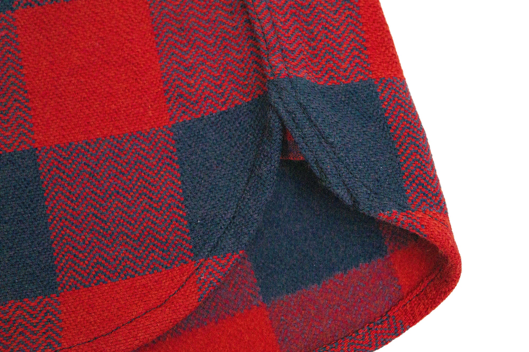 The Flat Head SNR-101L Block Check Flannel Shirt - Red/Black