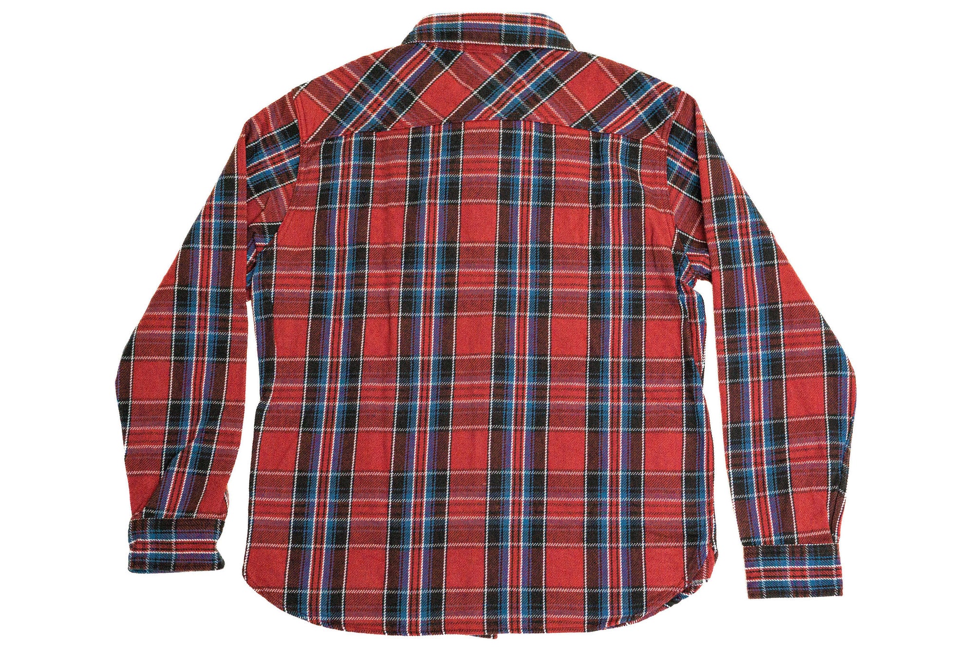 UES Heavy Flannel Shirt B-Type - Red - Franklin & Poe