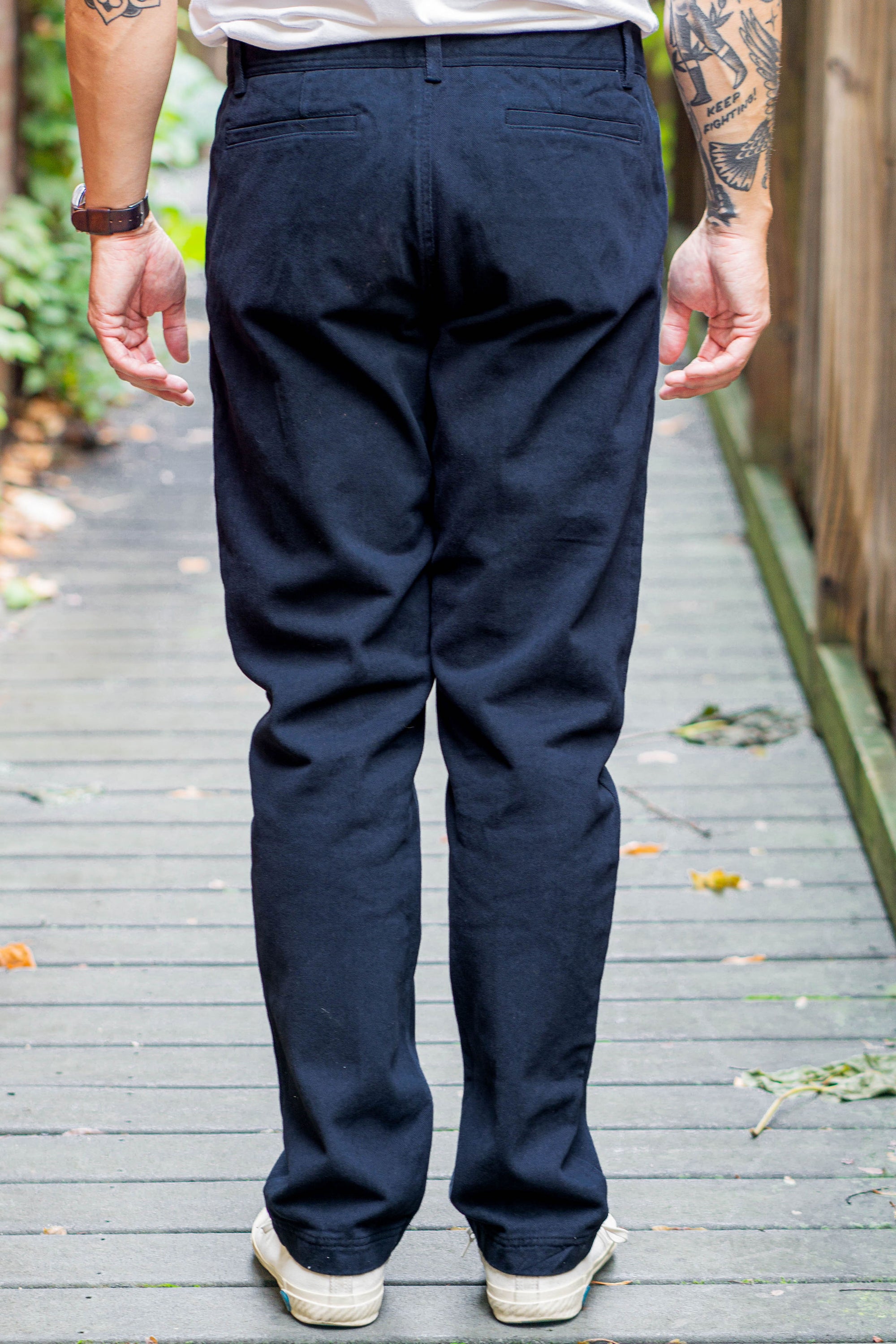 Hansen Garments Fred Regular Cut Work Trousers - Dark Navy
