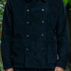 Blluemade Double Breasted Jacket - Black Corduroy - Franklin & Poe