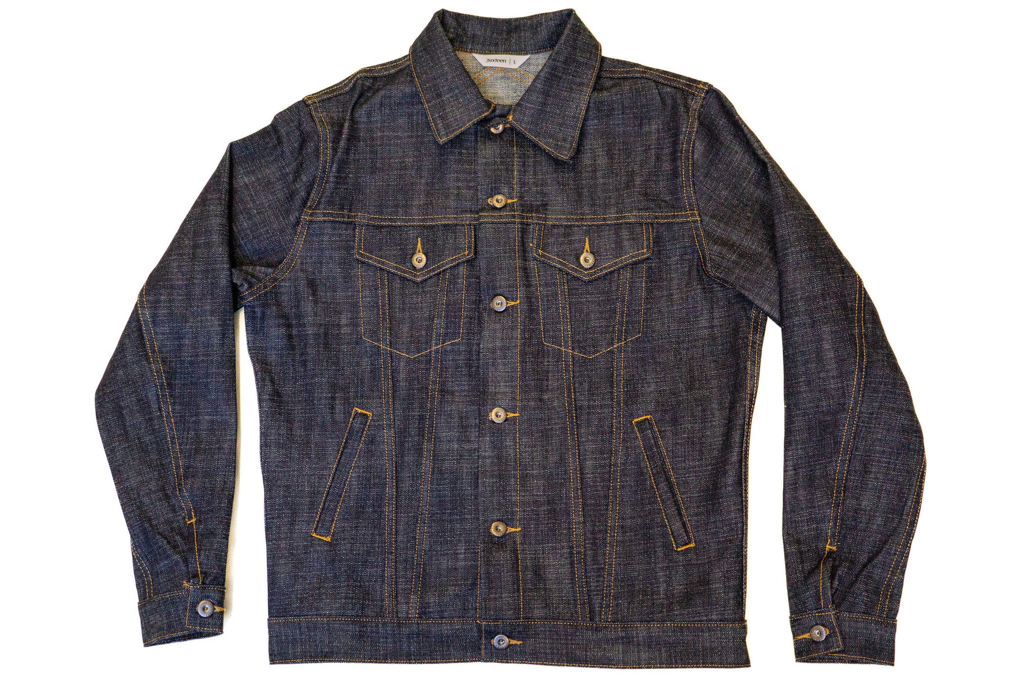 AnOther Goods - Craftsman's Selvedge Raw Denim Straight Jacket Natural L |  hipicon
